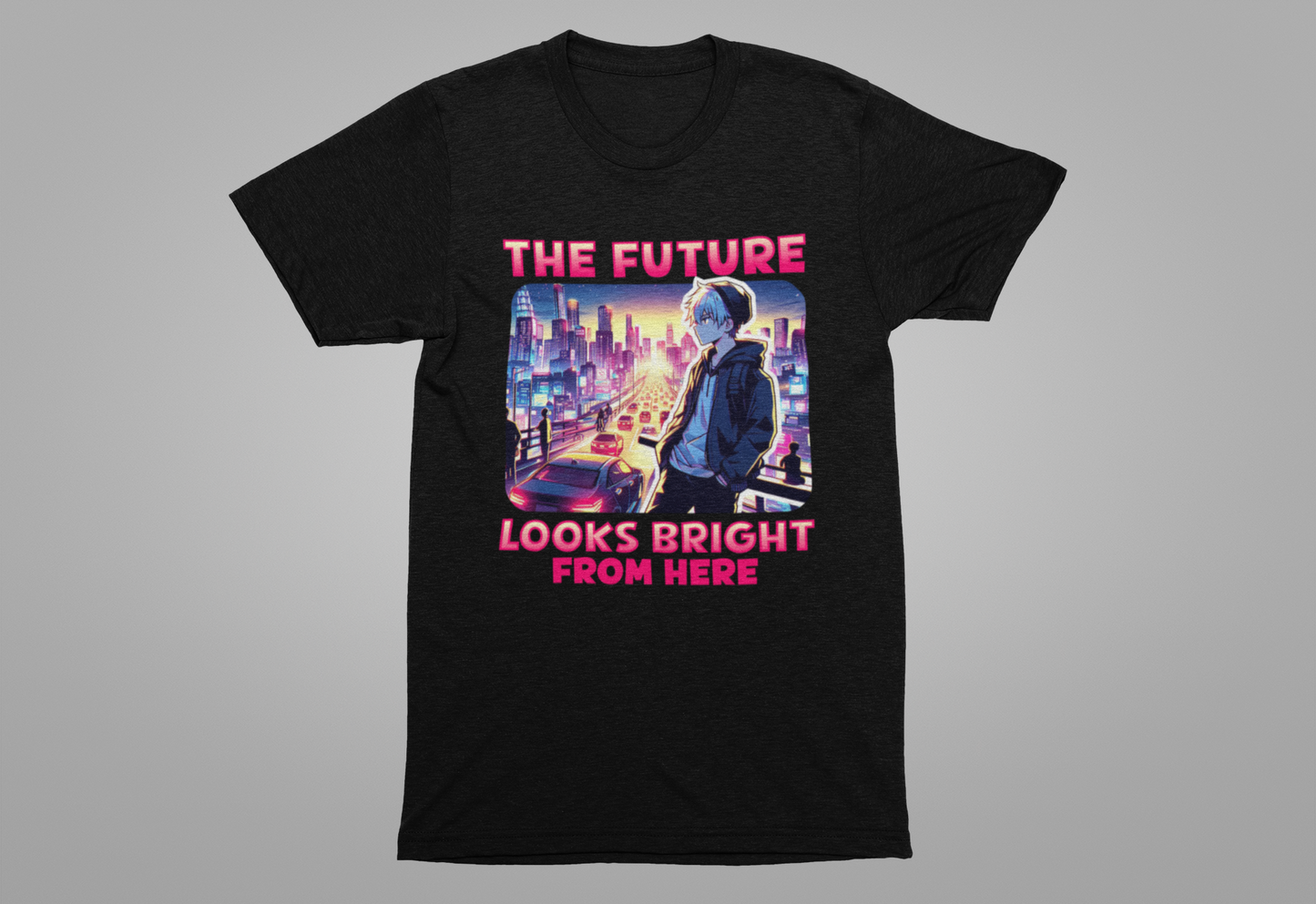 The Future Looks Bright From Here | Optimistic & Motivational T-Shirt