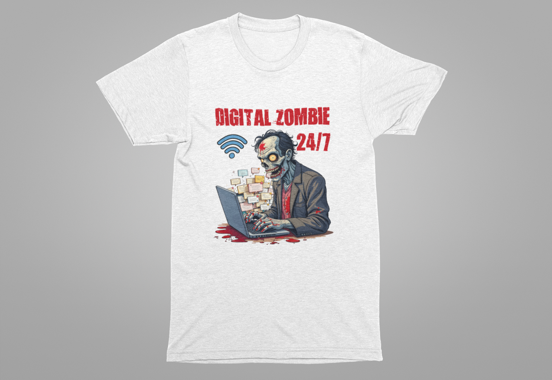 Chronically Online Tee, Internet Addict Shirt, Social Media Humor Graphic, Digital Life Top, Always Plugged In Gift
