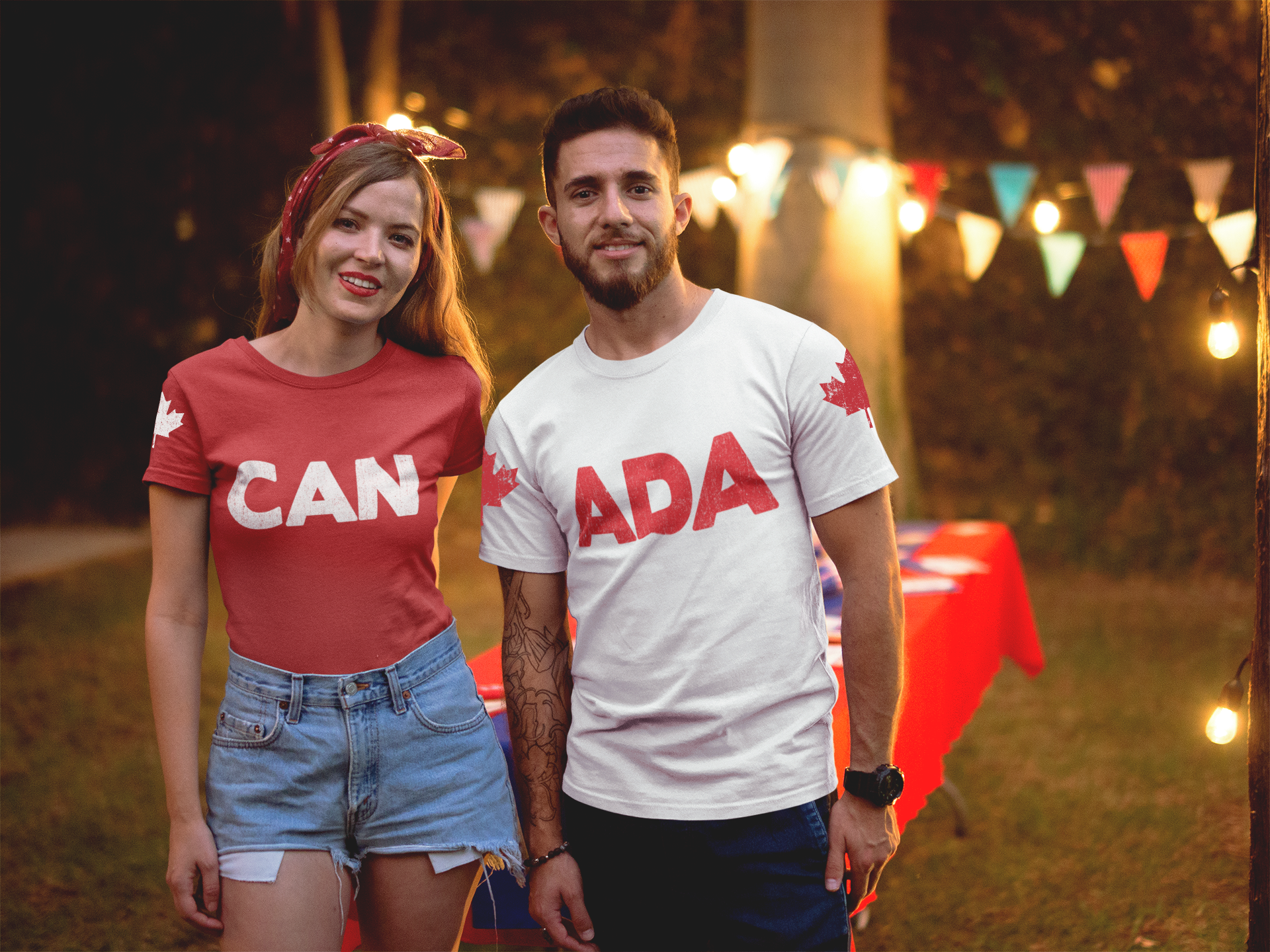 Canada Split Duo  - ADA T-Shirt Set