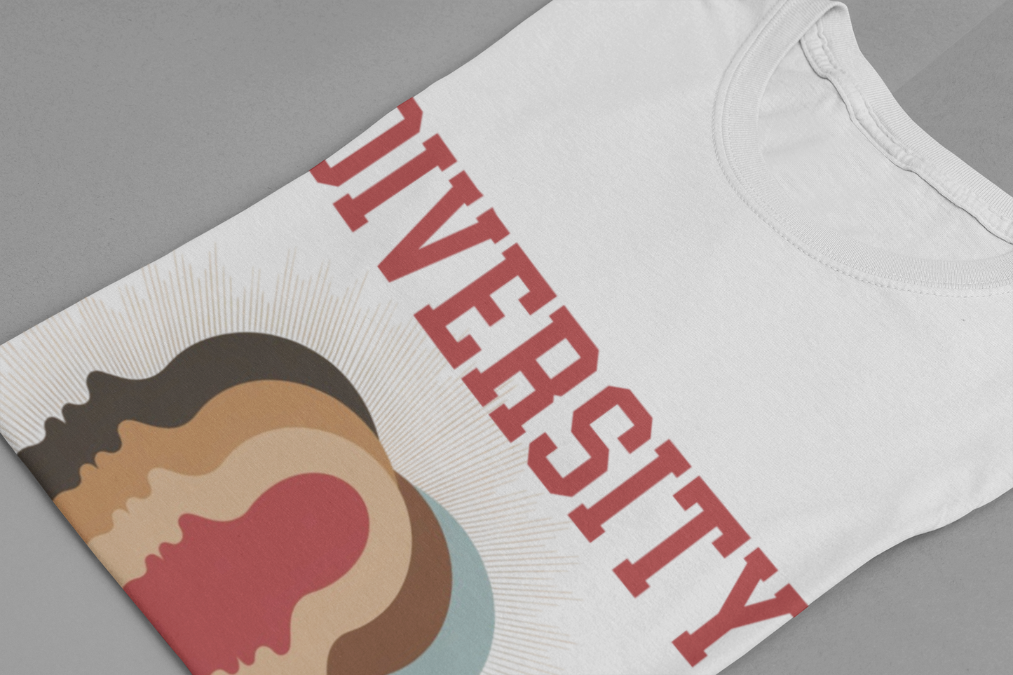 Diversity Is Beauty – Faces in Every Shade Inclusive Graphic T-Shirt