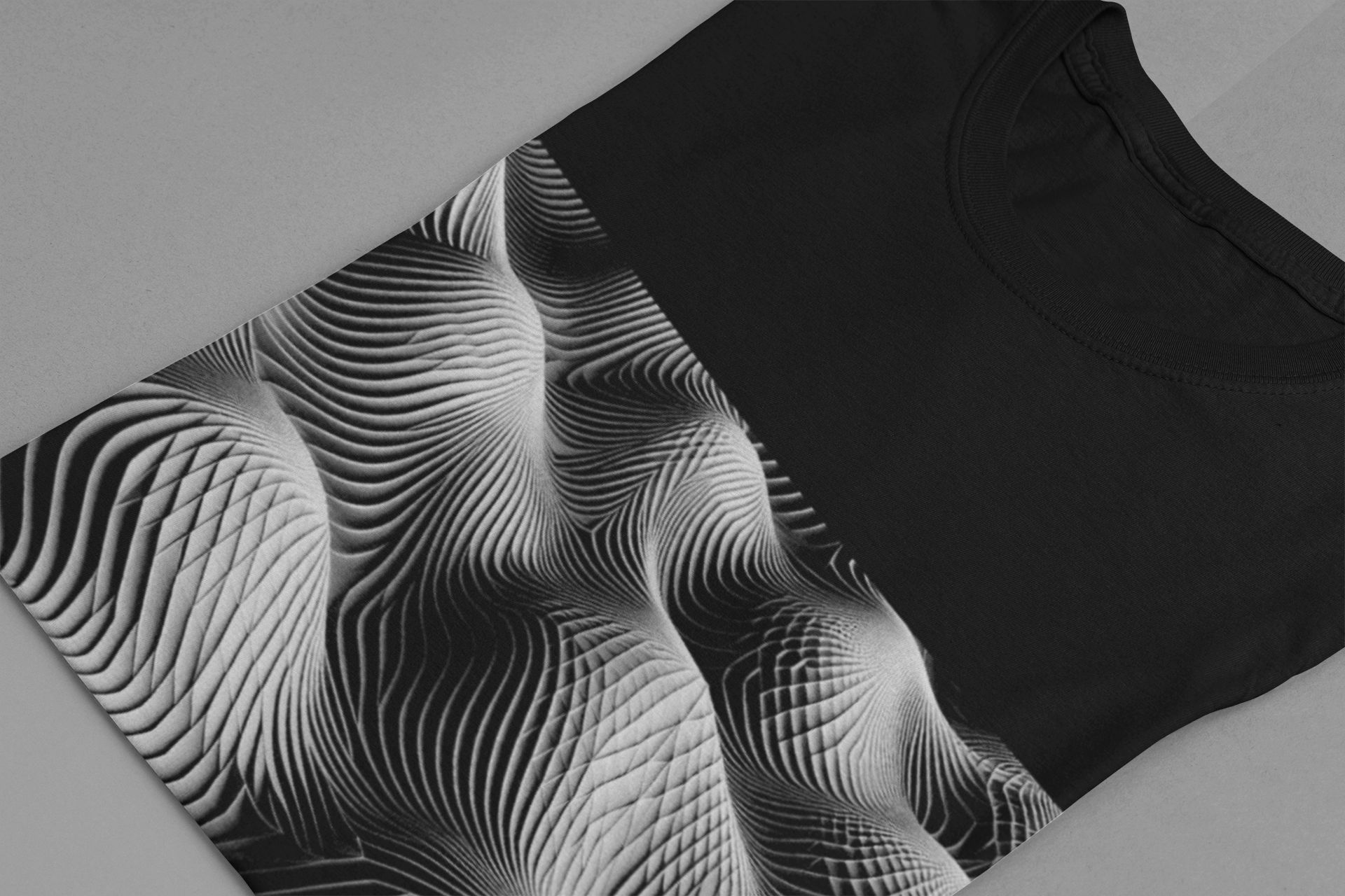 Diamond Tessellation – Grid Pattern Geometric Graphic T-Shirt