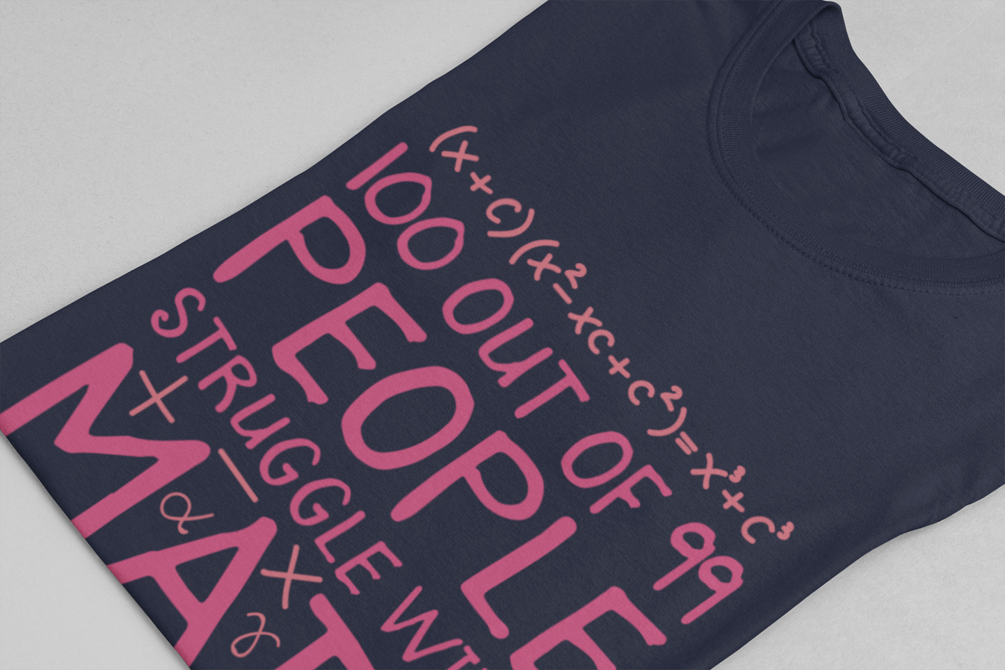 Math Struggle T-Shirt – 100 Out of 99 People Math Joke