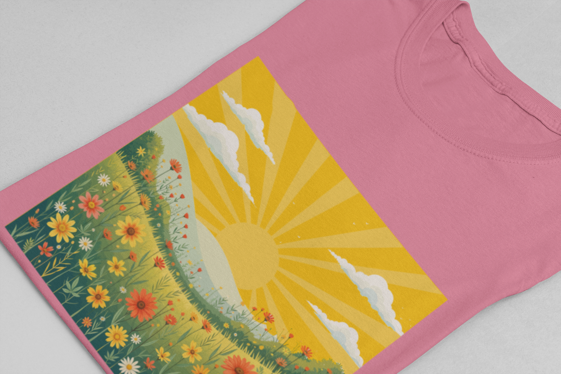 Spring in Full Bloom Tee, Seasonal Vibe Shirt, Floral Mood Top, Happy Growth Graphic Tee, Garden Lover Gift Shirt