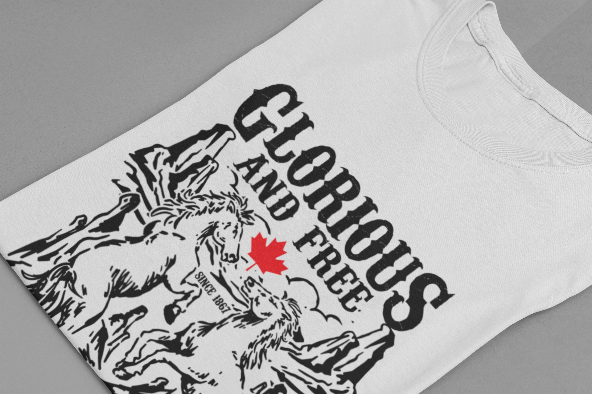 Canada Canadian Horse True North T-Shirt