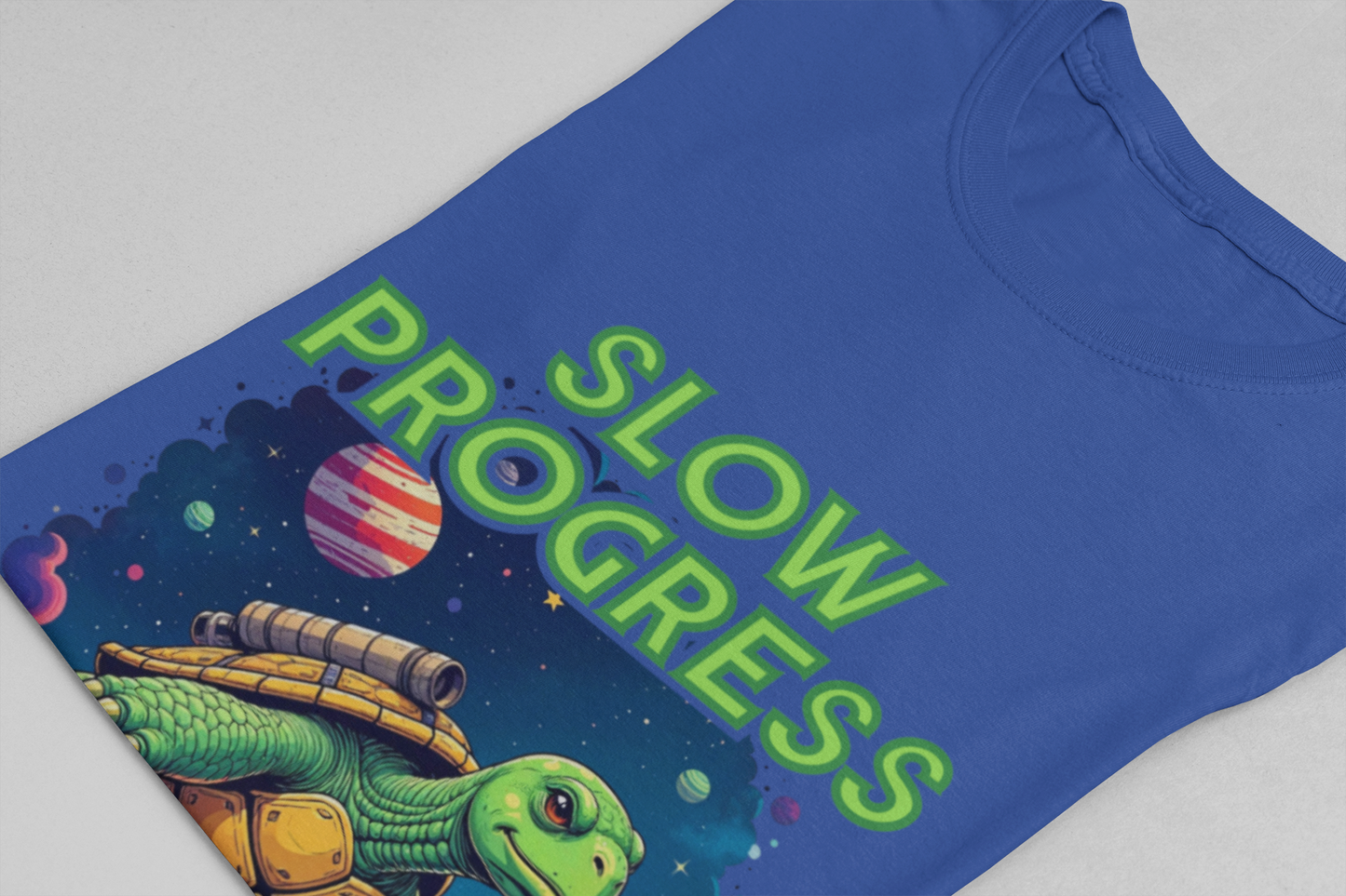 Slow Progress Is Still Progress Motivational Turtle T-Shirt