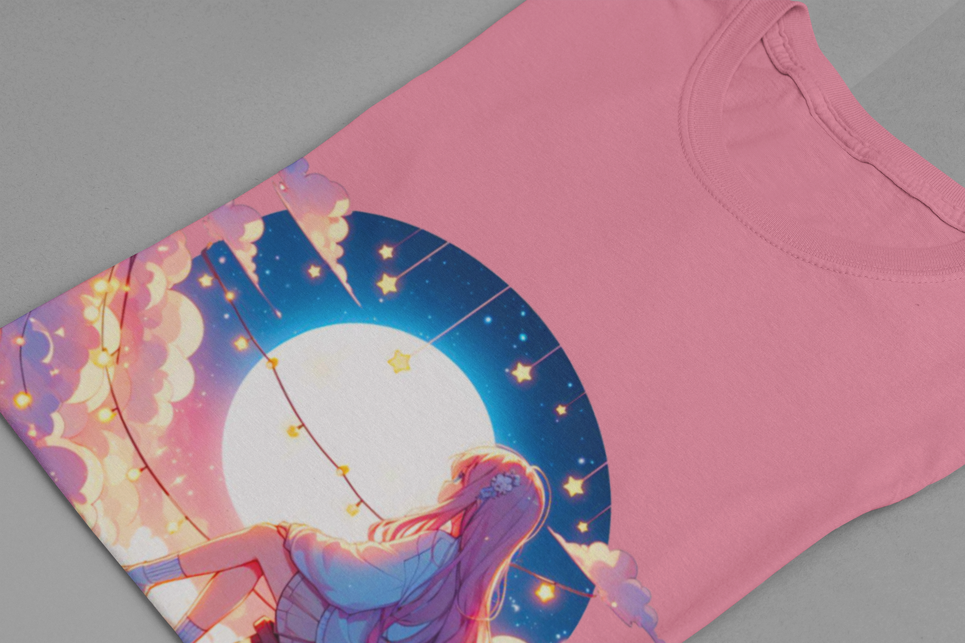 Rooftop Dreams - Starry Night Escape T-Shirt