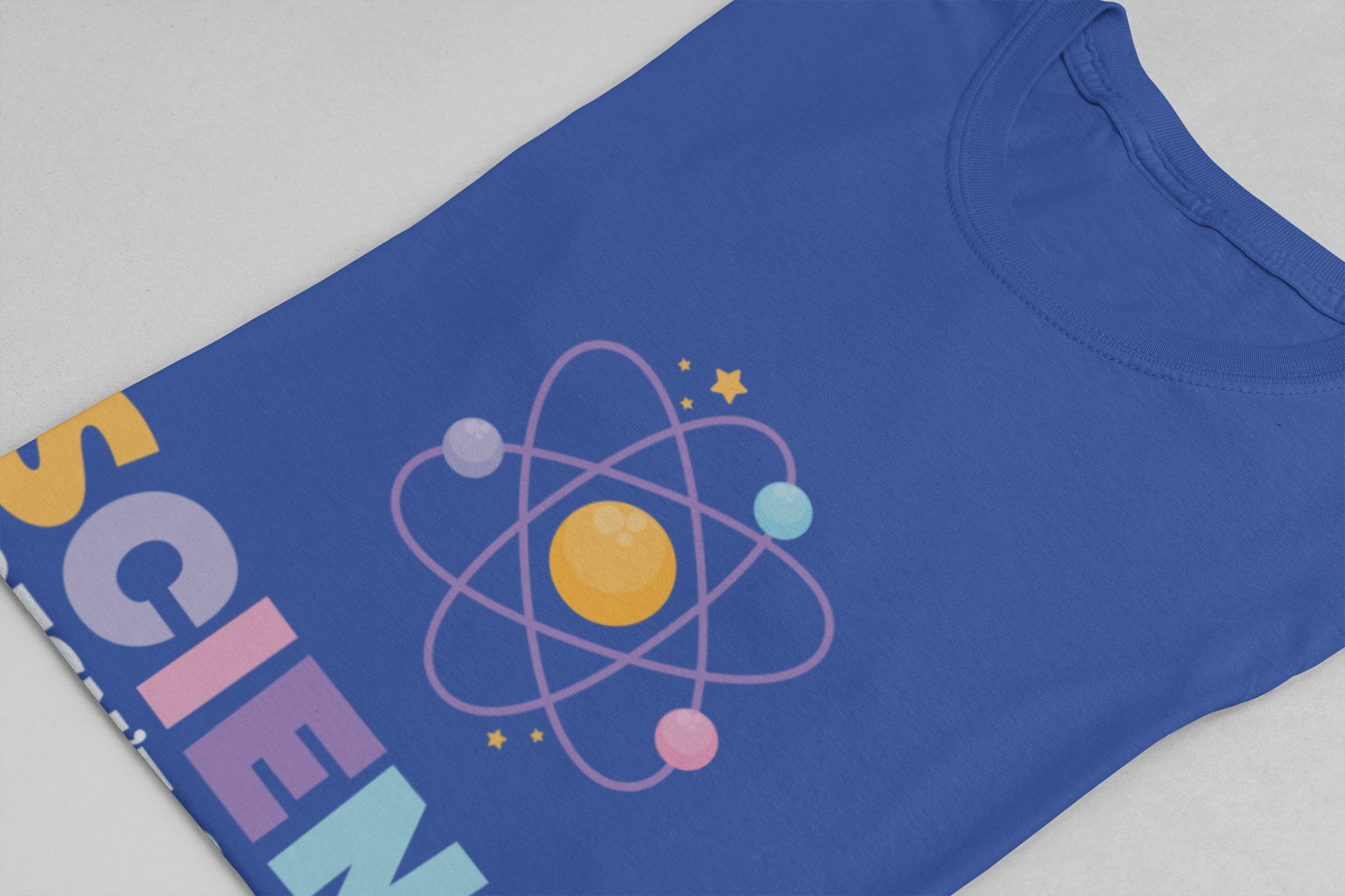 Science Doesn’t Care What You Believe T-Shirt – Atom Graphic STEM Statement Tee