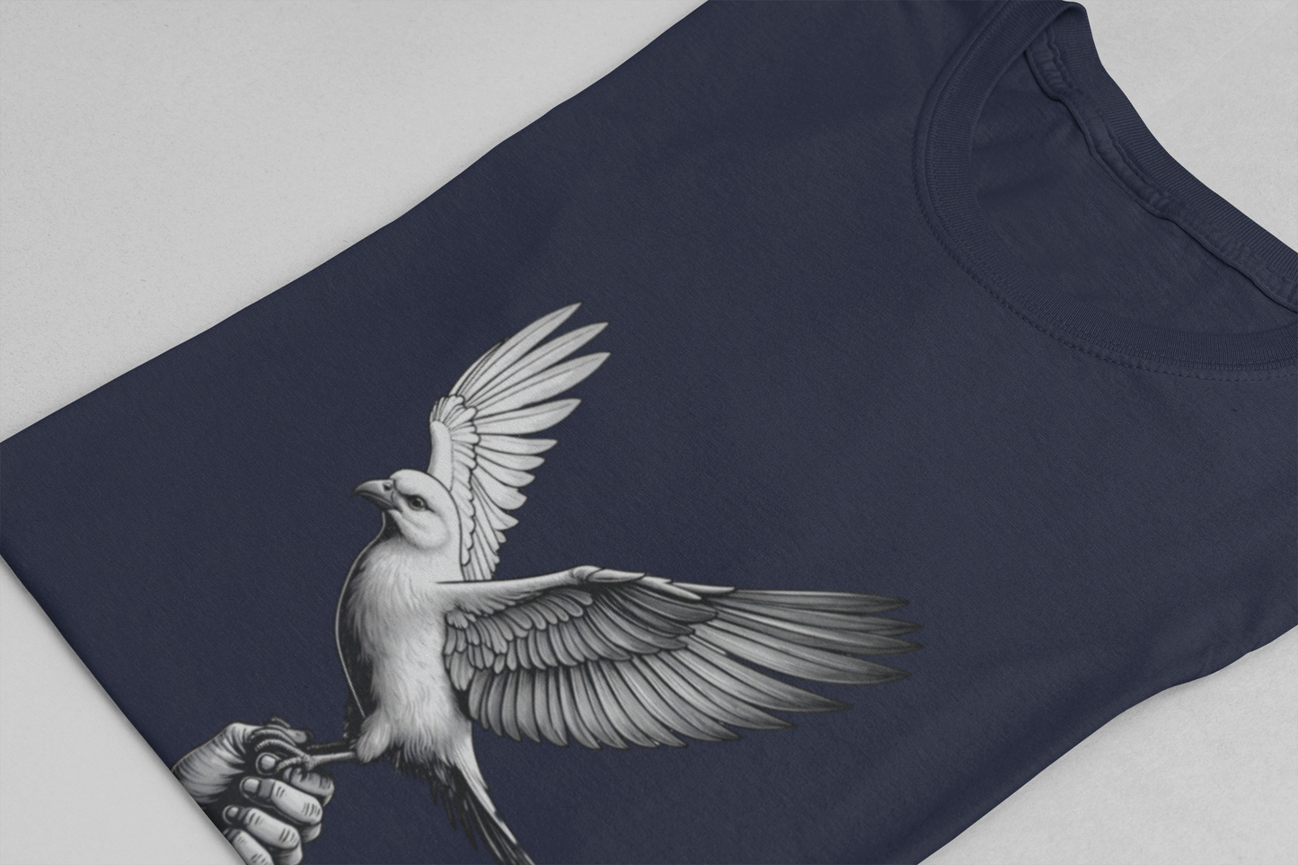 Gentle Not Weak T-Shirt – Dove and Hand Motivational Graphic Tee