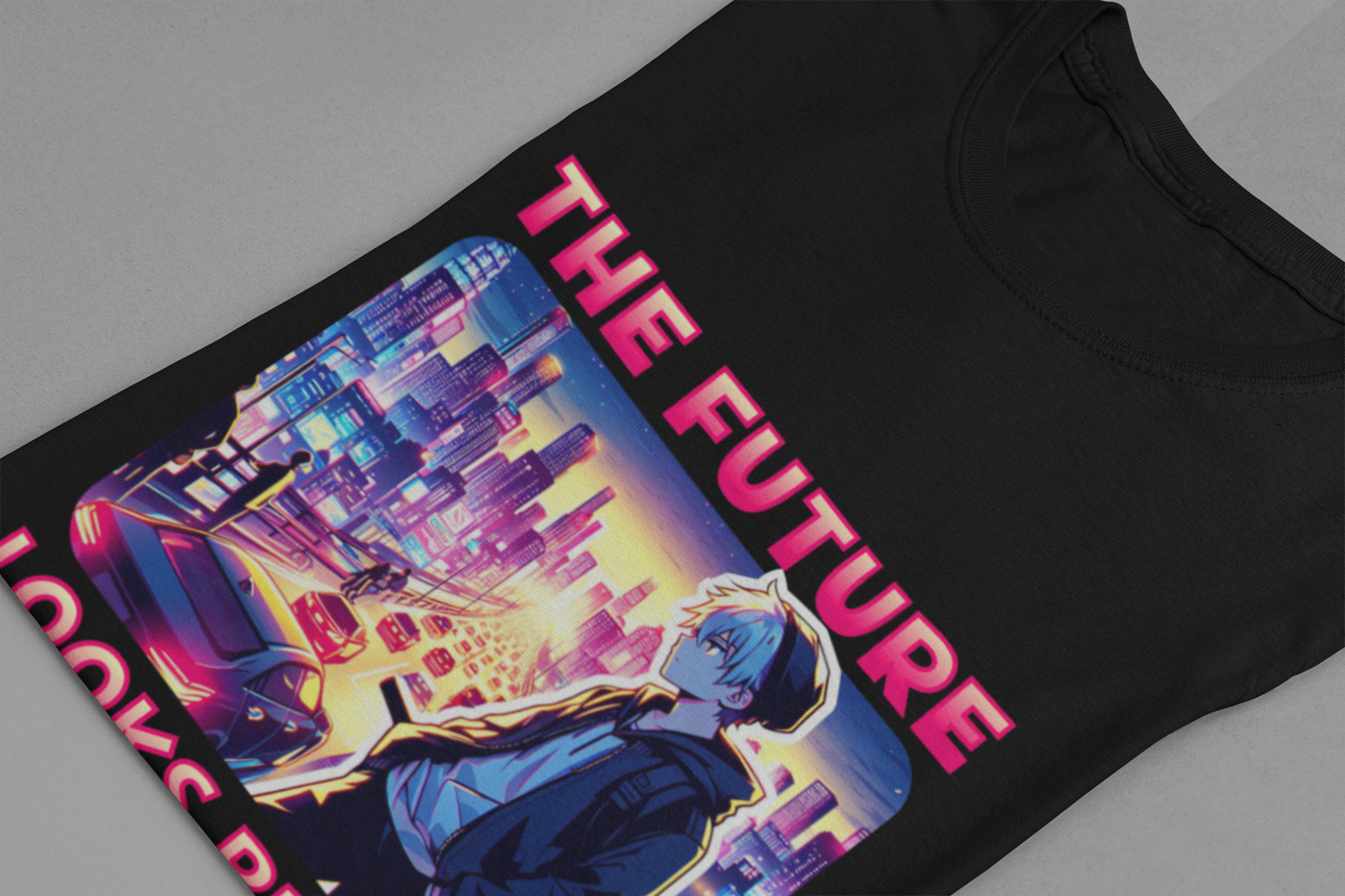 The Future Looks Bright From Here | Optimistic & Motivational T-Shirt