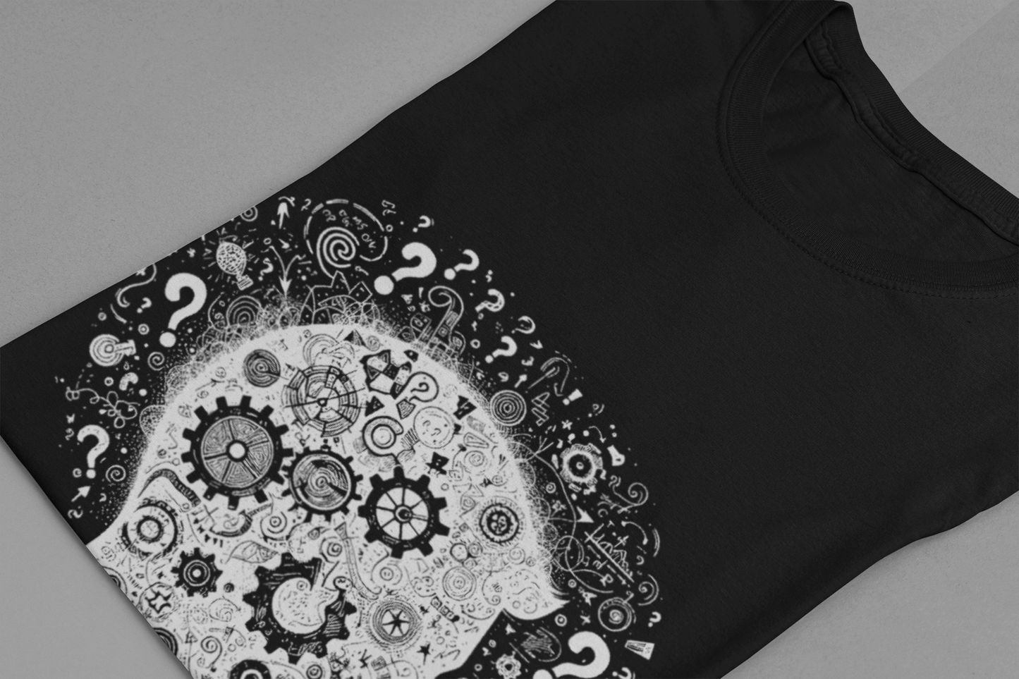Processing... | Quirky Thinking Face T-Shirt