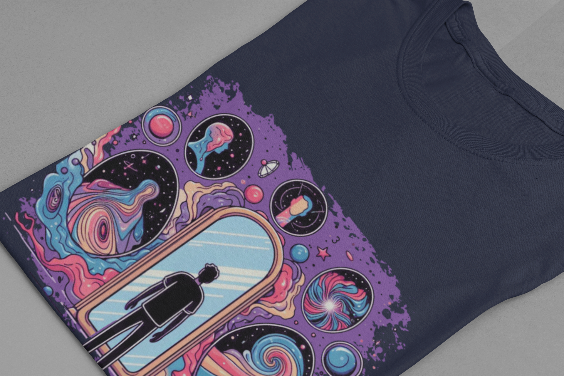 I Failed in Every Universe Tshirt – Multiverse Reflection with Mirrors and Portals