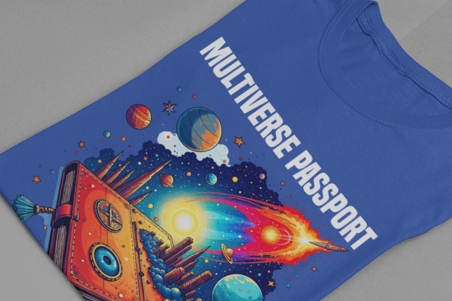 Multiverse Passport Tee, Sci-Fi Travel Shirt, Alternate Reality Graphic Tee, Universe Hopper Top, Quantum Nerd Gift