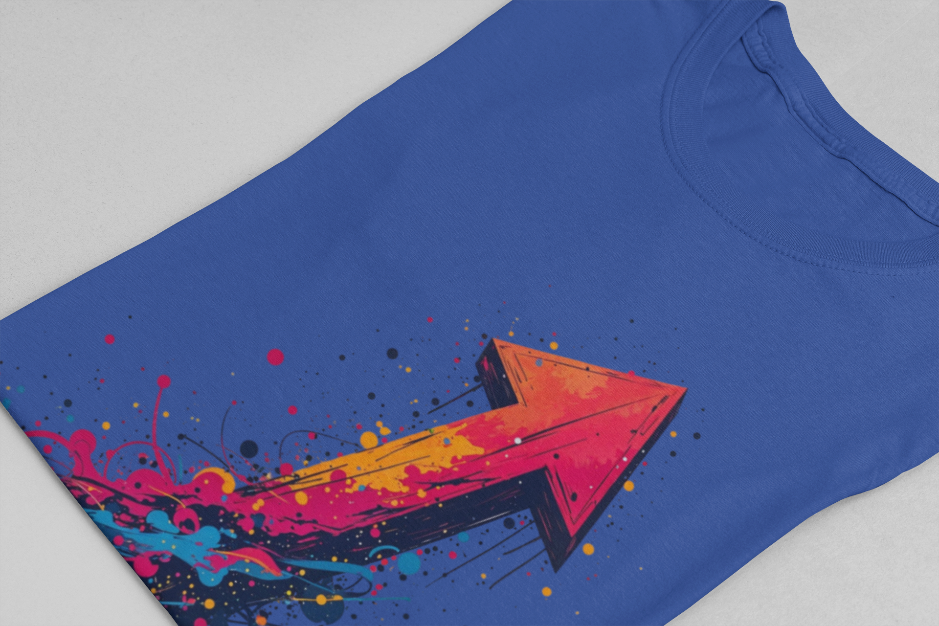 Upward Momentum T-Shirt – Vibrant Arrow Graphic Tee