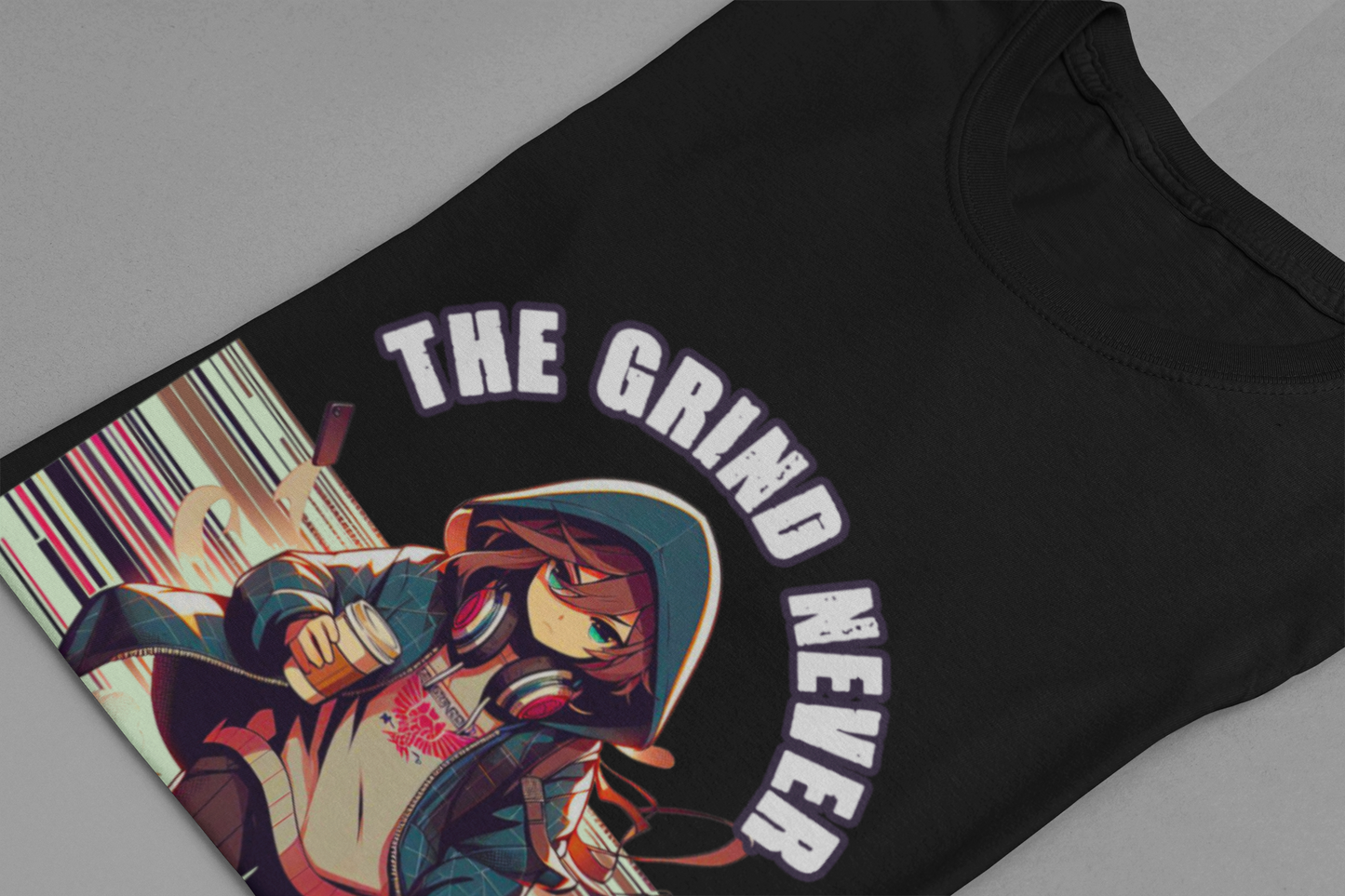 The Grind Never Stops | Hustle & Motivation T-Shirt