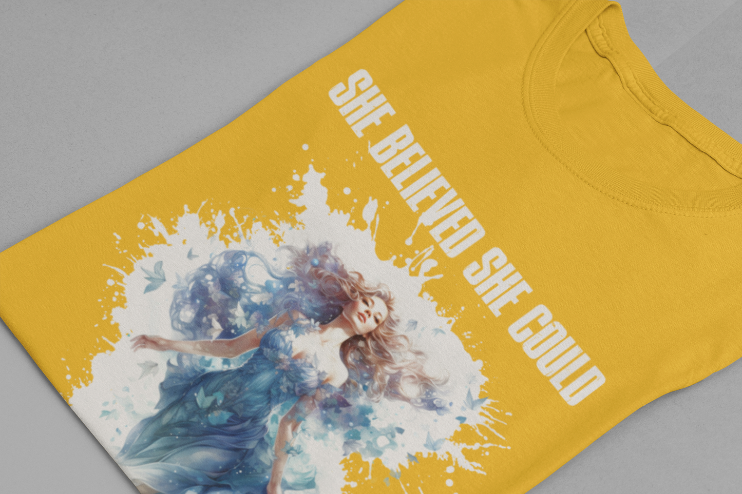 She Believed She Could So She Did Shirt, Inspirational Women's Tee, Empowerment Quote Top, Motivated Female Shirt, Girl Power Gift