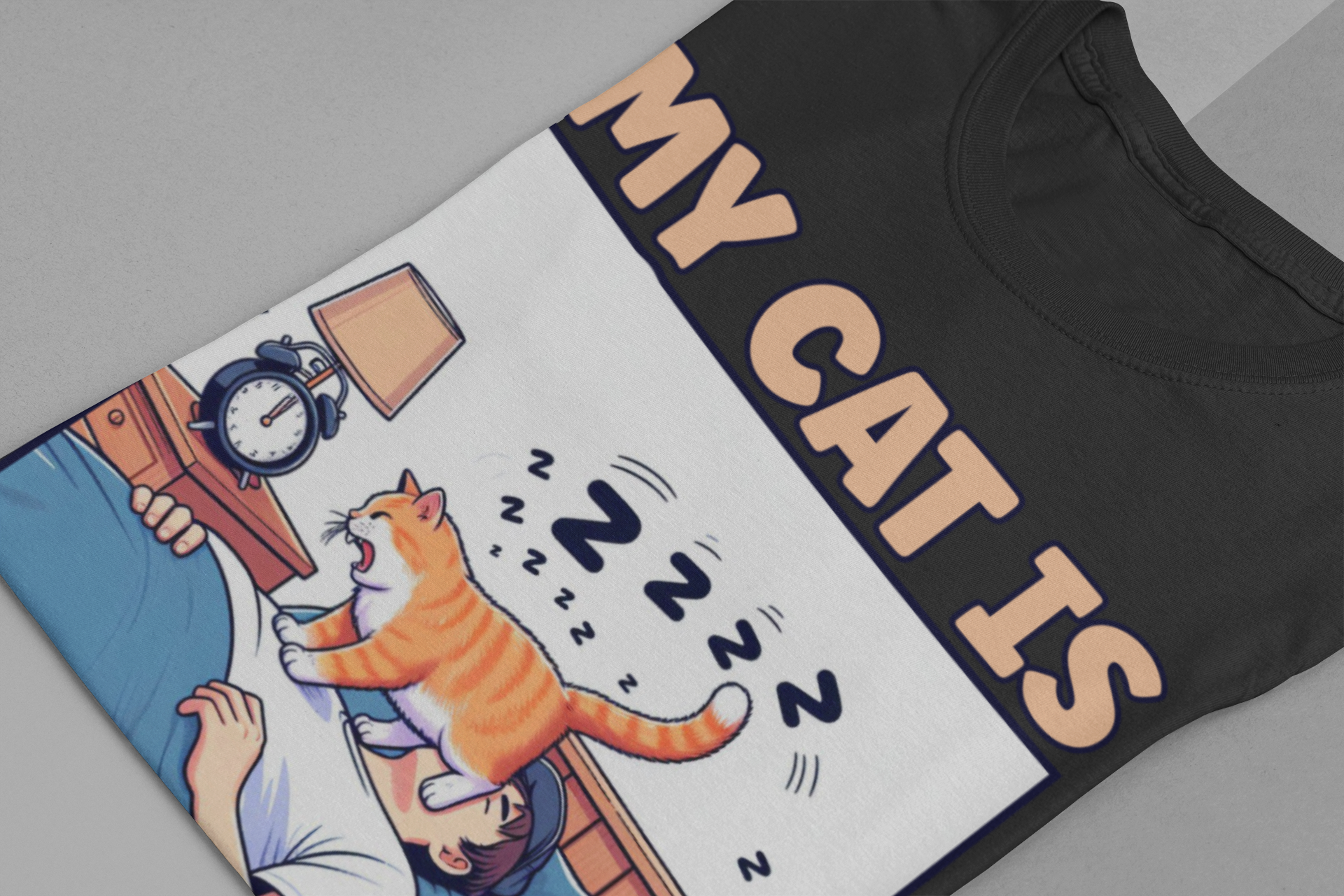 My Cat is My Alarm Clock T-shirt