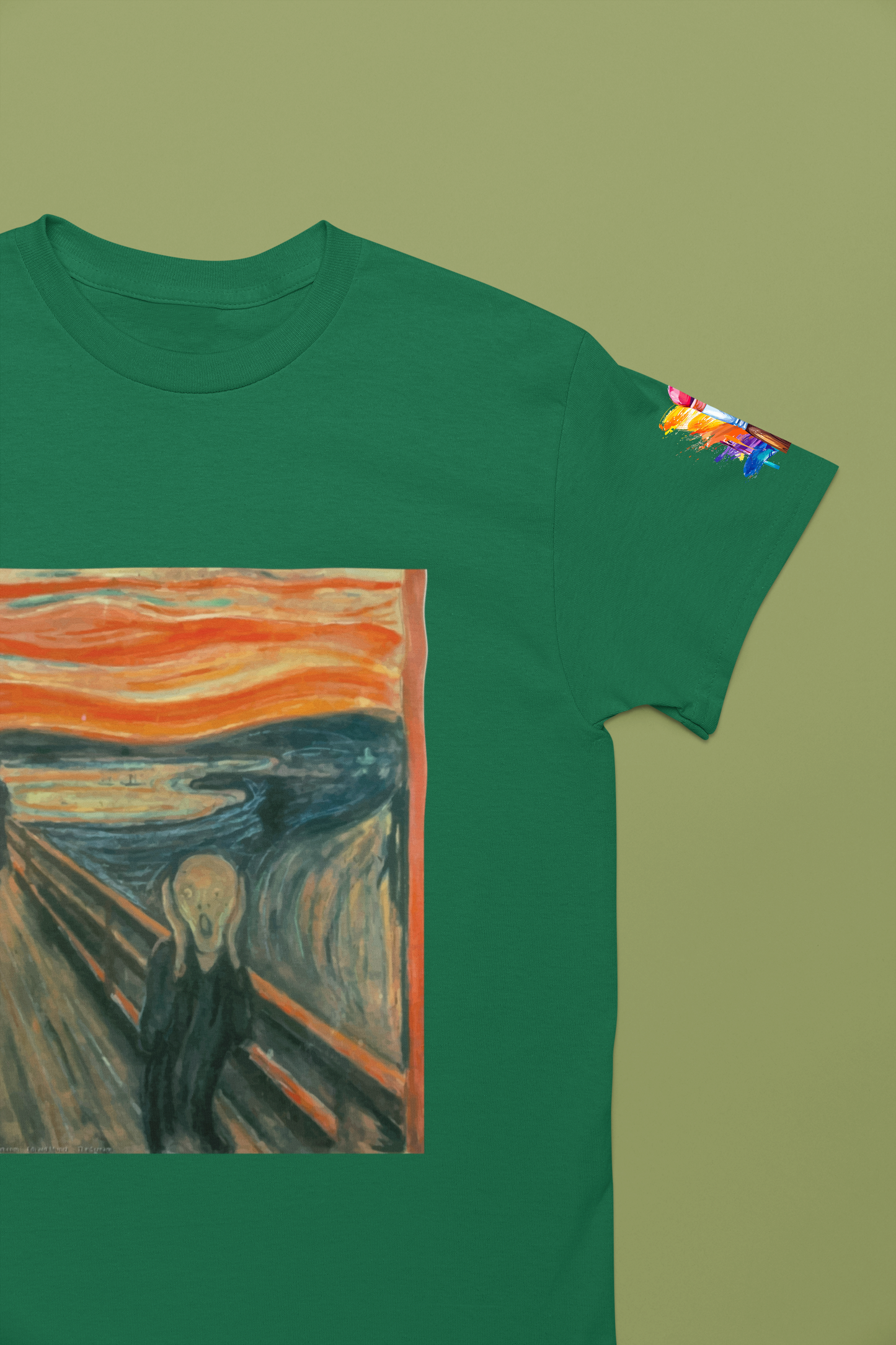 The Scream Art T-Shirt – Edvard Munch Expressionist Masterpiece Graphic Tee