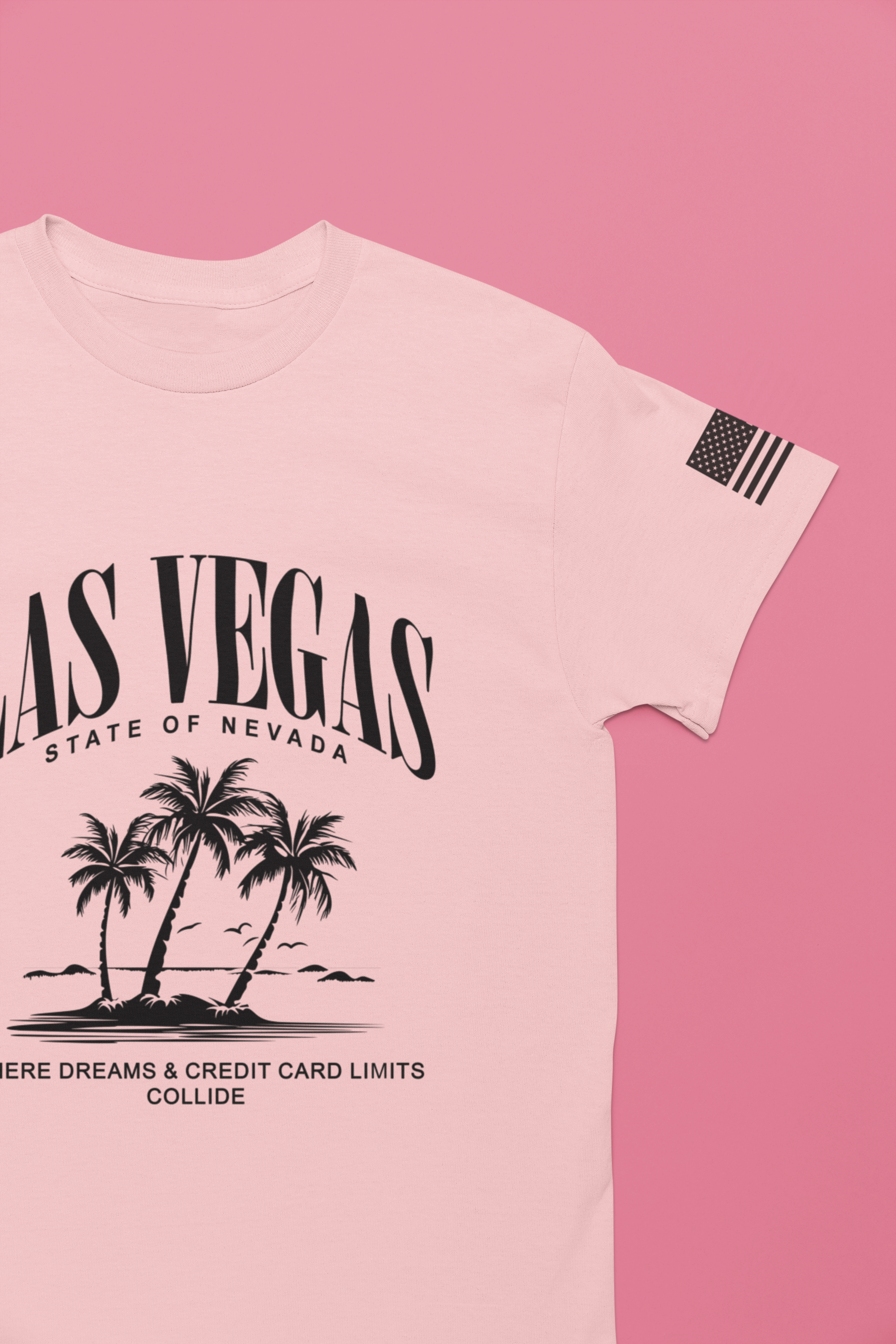 Las Vegas State of Nevada Funny T-Shirt – Where Dreams and Credit Card Limits Collide Tee