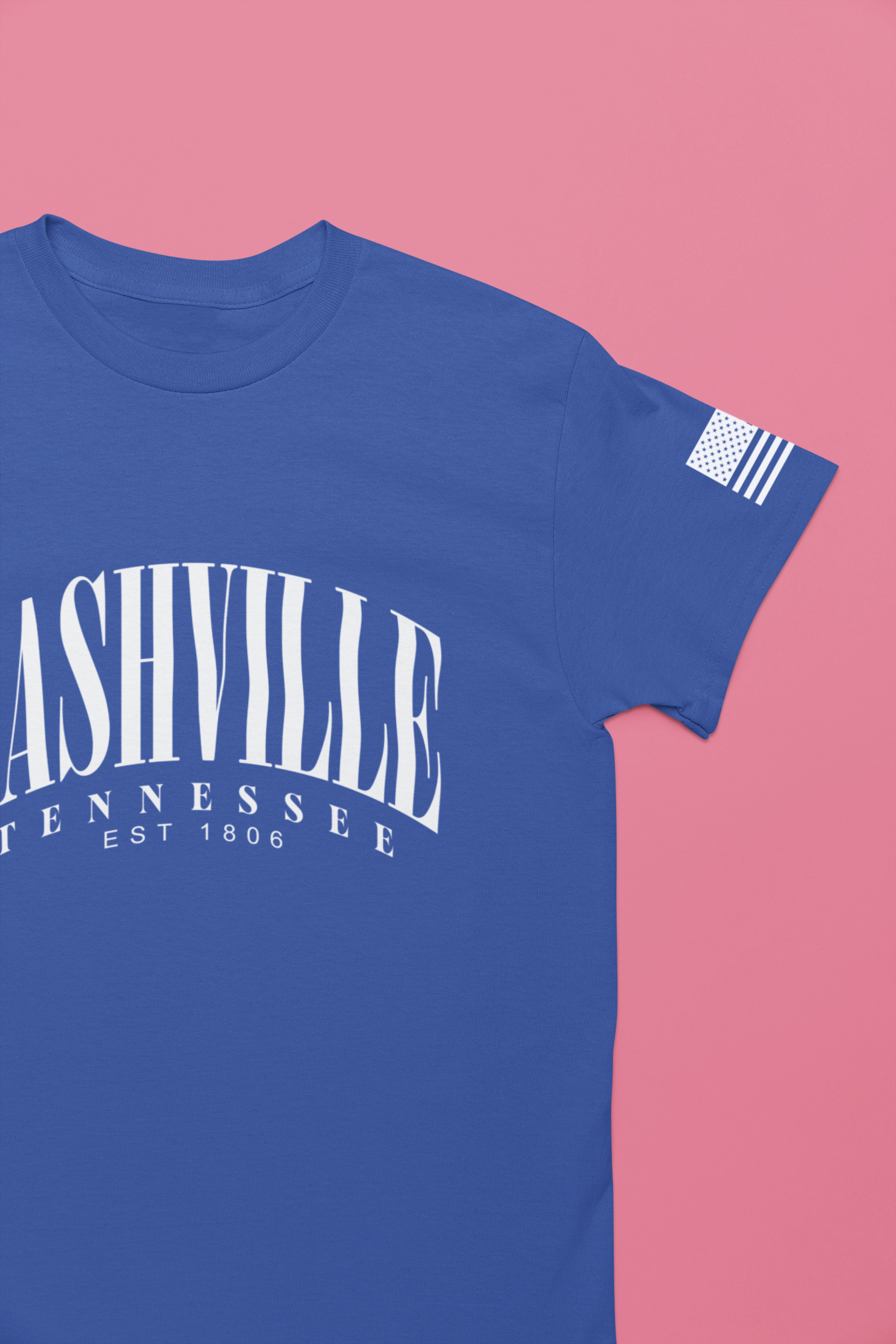 Nashville Tennessee T-Shirt – Arched Varsity EST 1806 Typography Tee