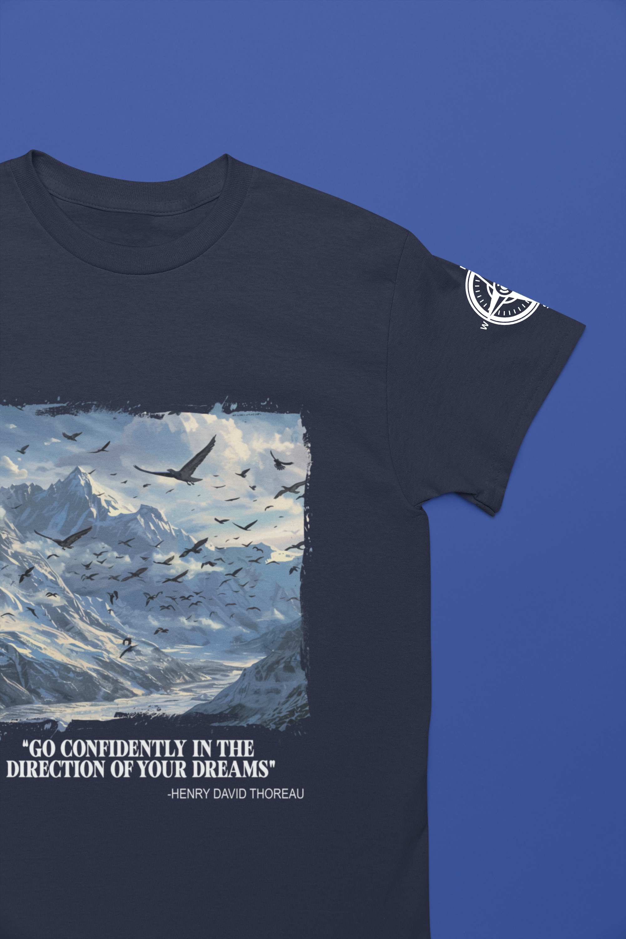 Go Confidently in the Direction of Your Dreams T-Shirt – Henry David Thoreau Quote Graphic Tee