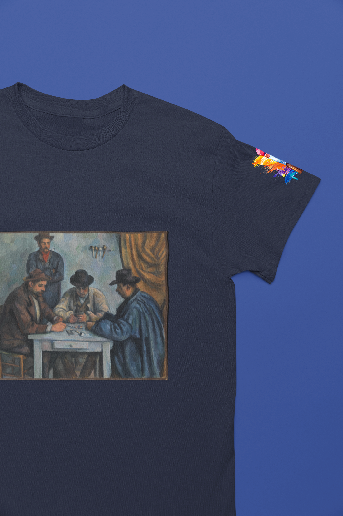 The Card Players Art T-Shirt – Post-Impressionist Masterpiece Graphic Tee