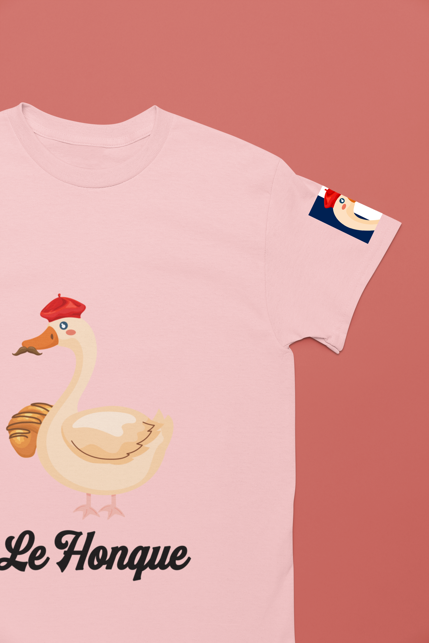 Le Honque Goose T-Shirt – Funny French Beret Goose Meme Graphic Tee