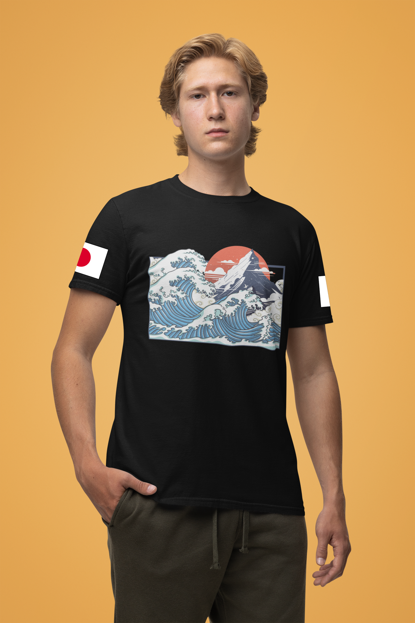 Great Wave Mt. Fuji T-Shirt – Japanese Art Hokusai Style Graphic Tee