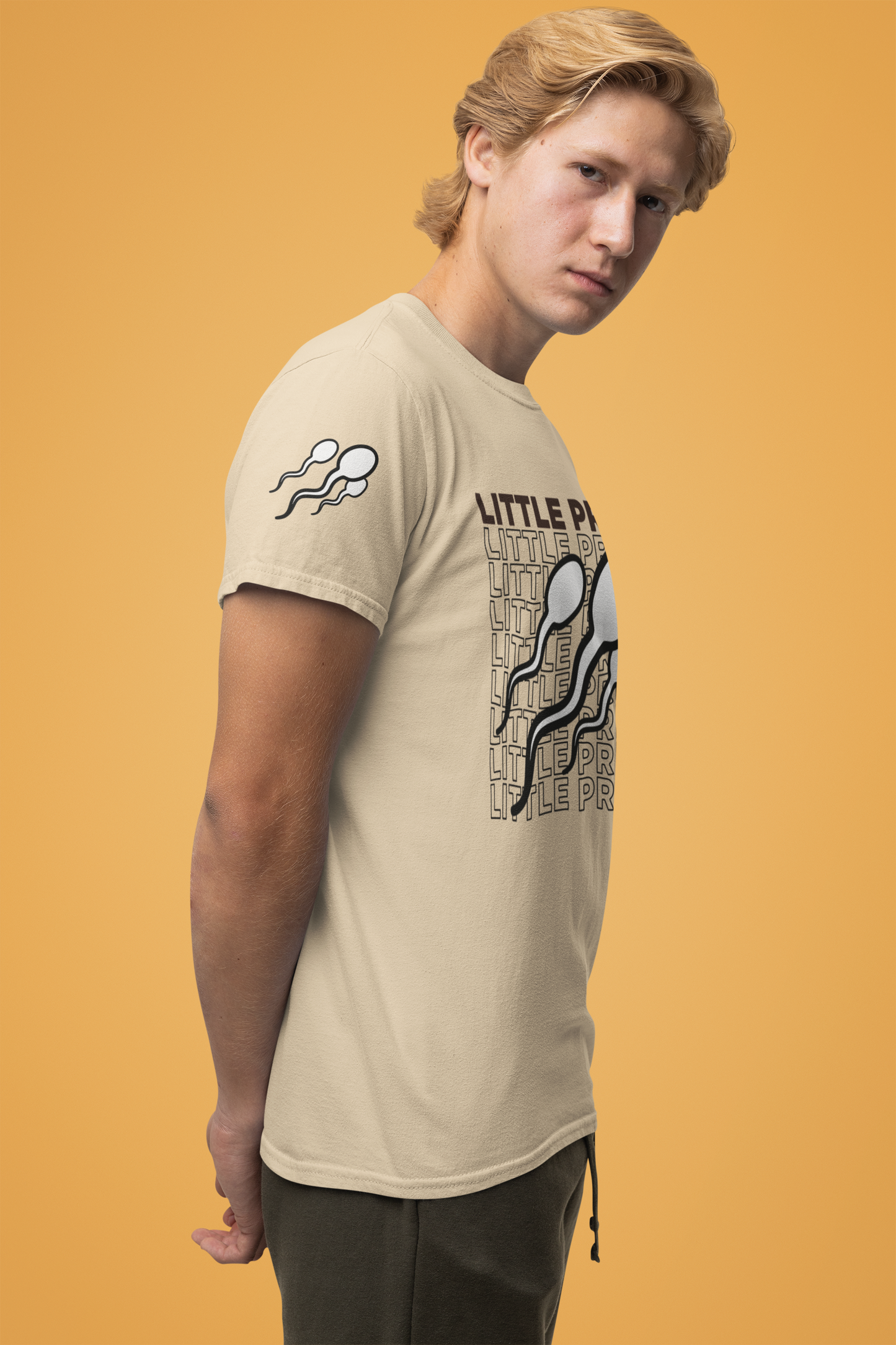 Little Prince T-Shirt – Funny Sperm Typography Conception Humor Graphic Tee