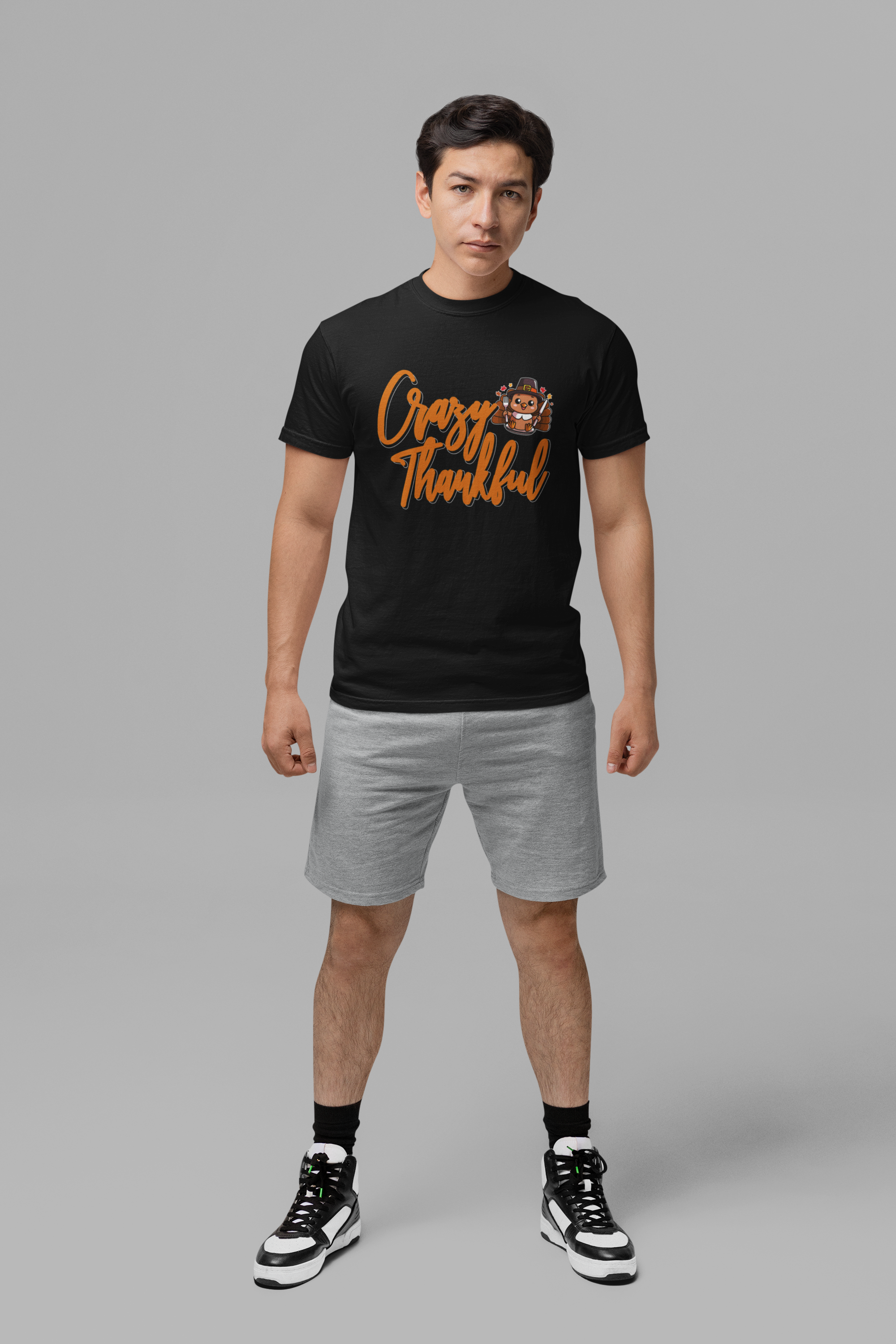 Crazy Thankful Baby Turkey T-Shirt