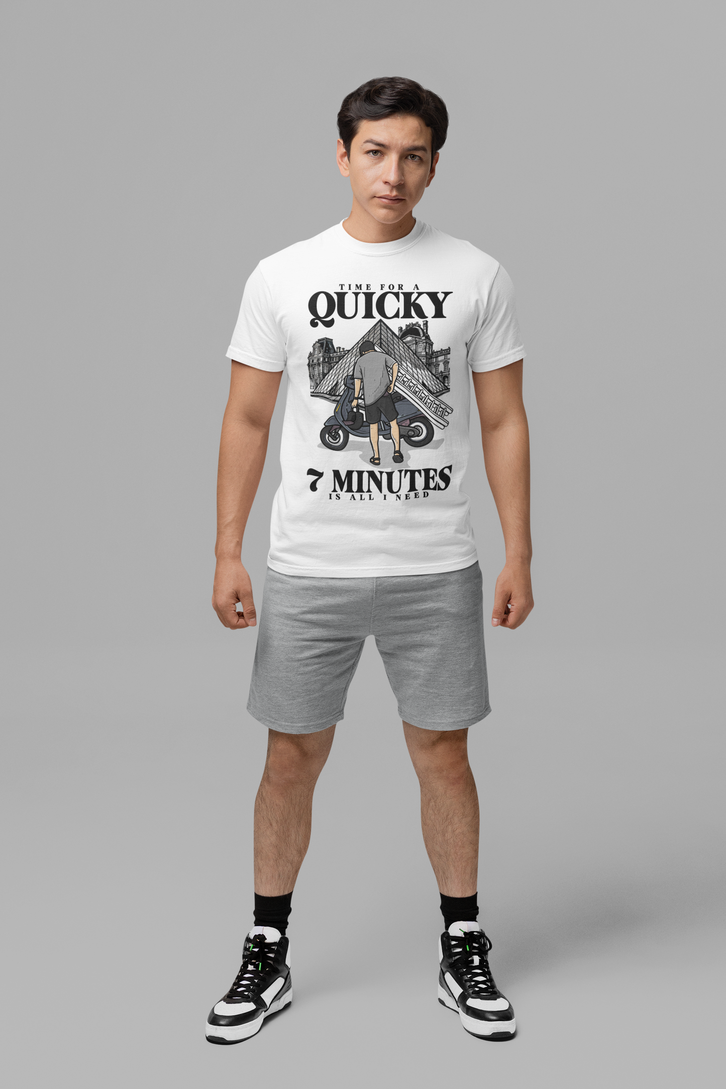 Time for a Quicky – 7 Minutes Louvre Heist T-Shirt