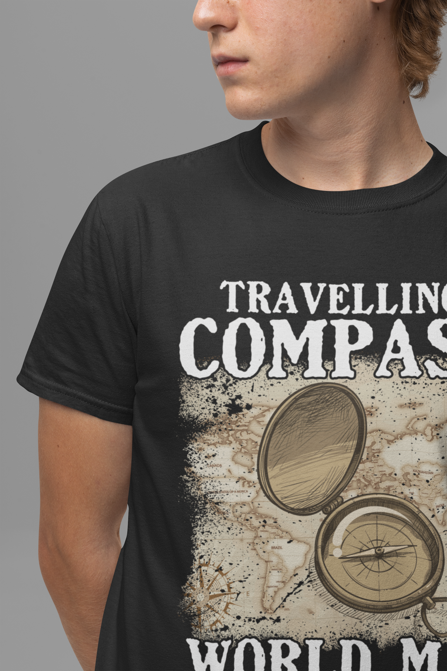 Traveling Compass - Adventure & Wanderlust T-Shirt