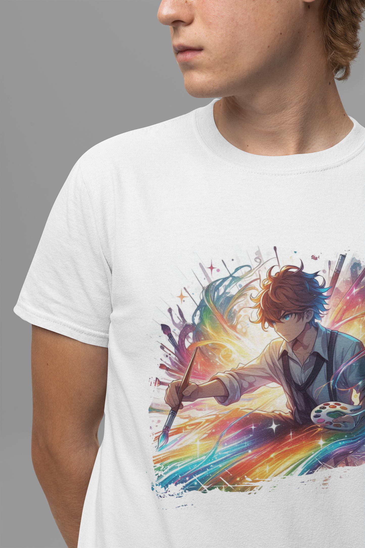 I Am The Creator Of My Destiny Shirt, Bold Painter Manifestation Tee, Artistic Power Graphic T Shirt, Spiritual Anime Apparel, Self Expression Top
