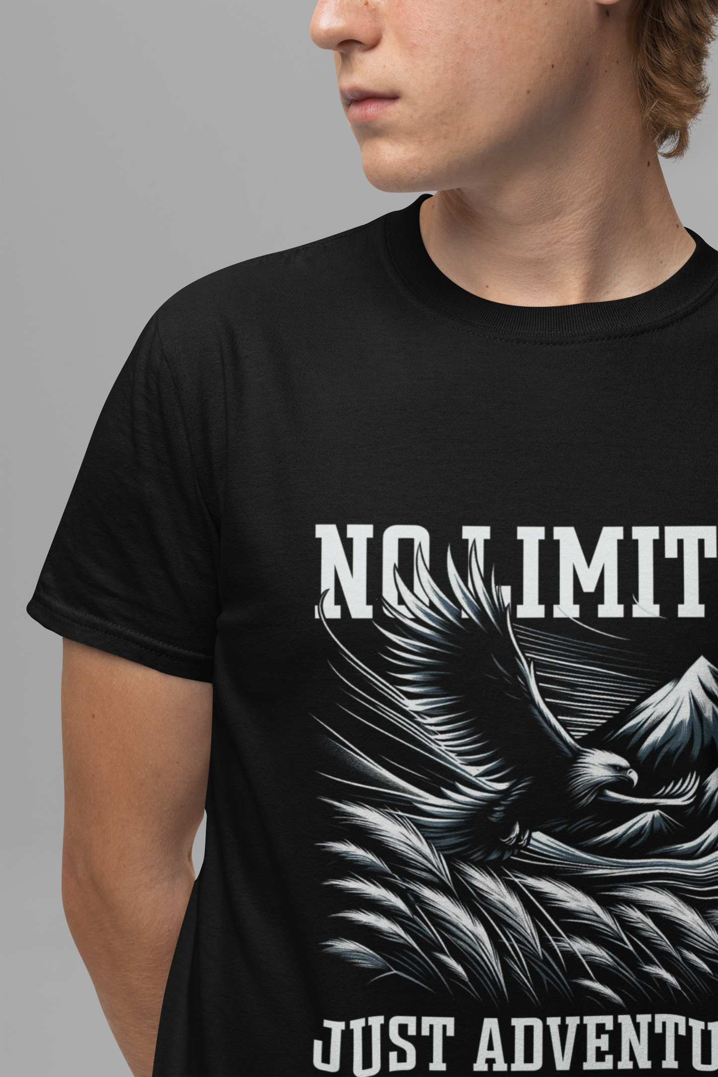 Wild and Free - No Limits Adventure Eagle T-Shirt