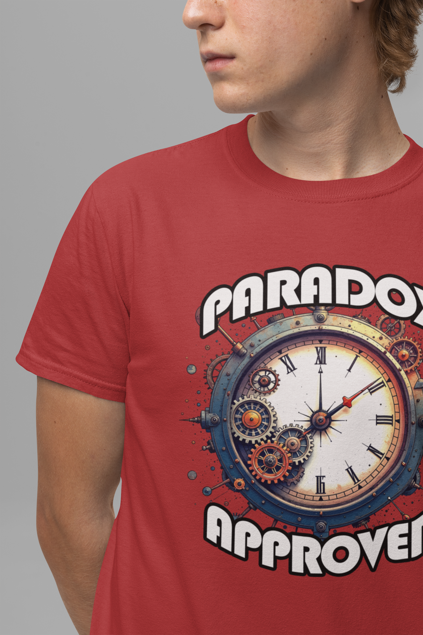 Paradox Approved Tee, Sci-Fi Logic Shirt, Time Travel Irony Tee, Time Theory Graphic Top, Timeline Twister Gift