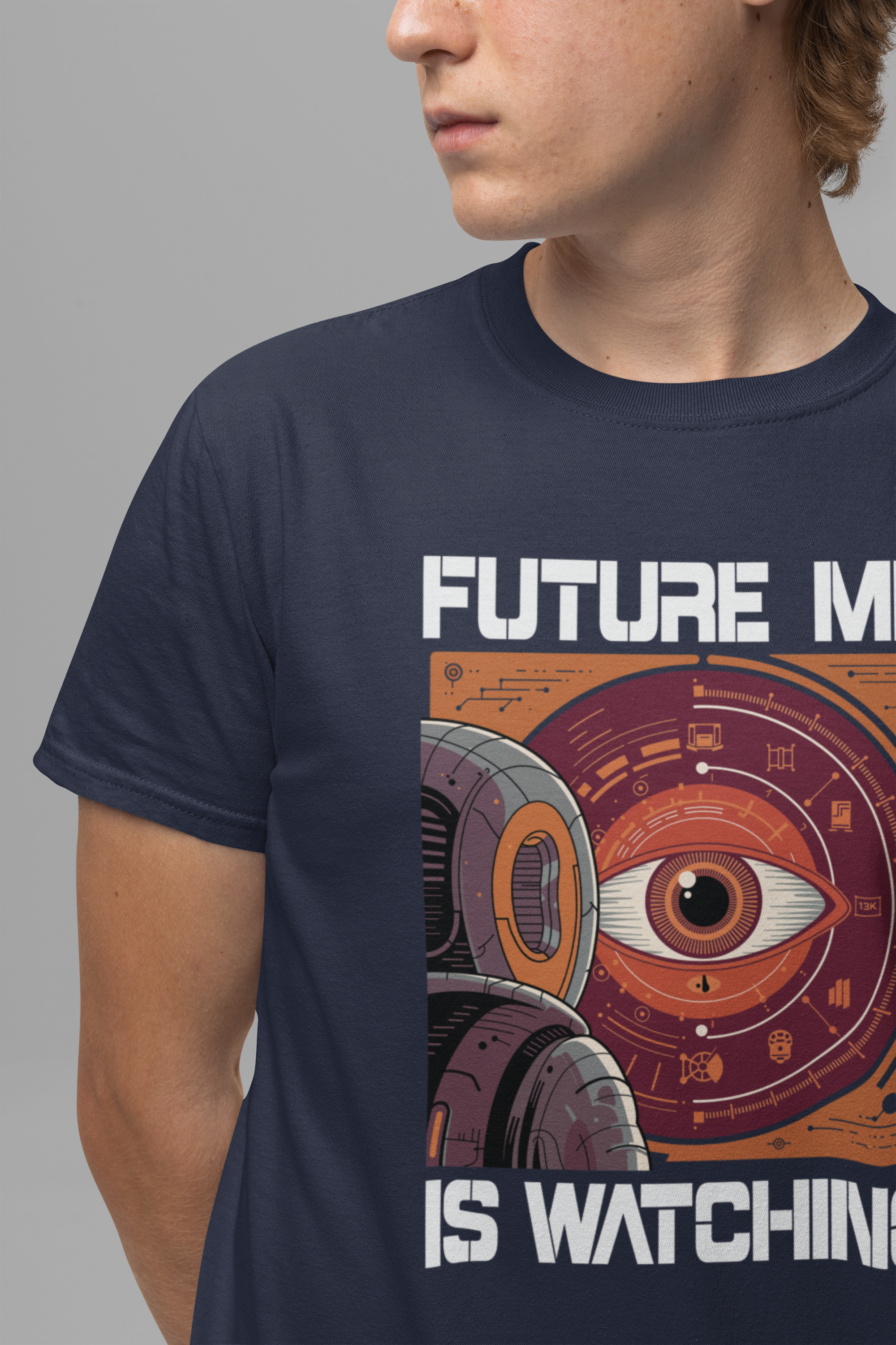 Future Me Is Watching Tee, Motivational Accountability Shirt, Self Growth Graphic Tee, Goal Driven Top, Mindset Gift