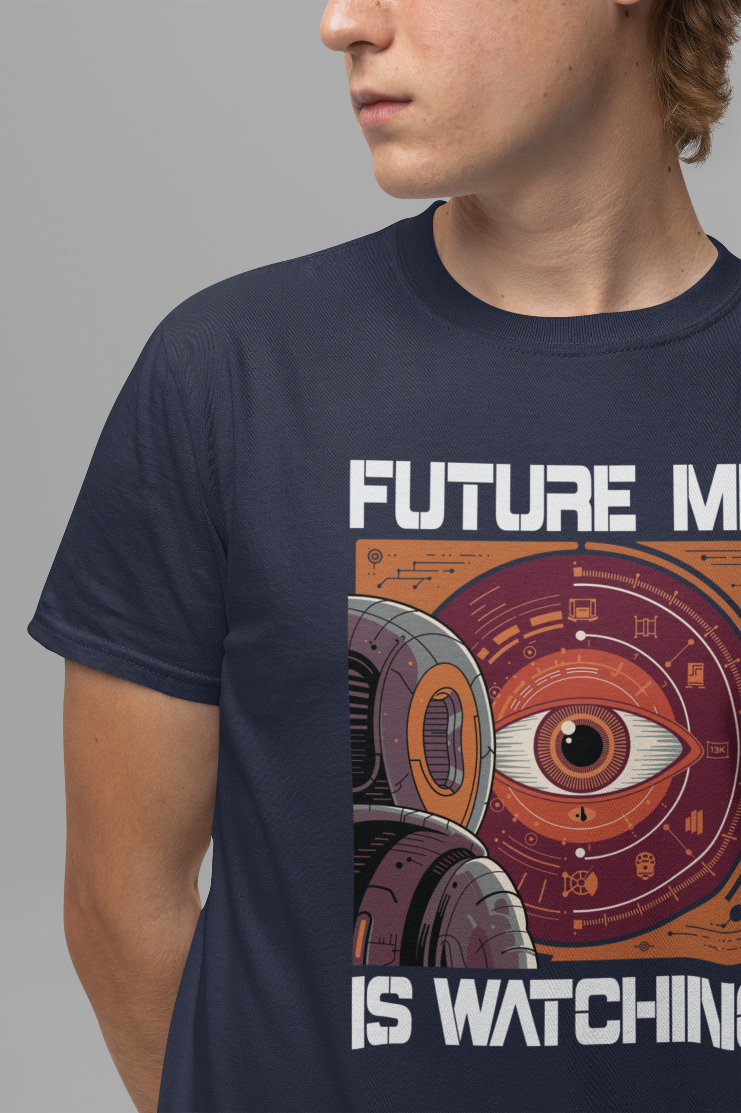 Future Me Is Watching Tee, Motivational Accountability Shirt, Self Growth Graphic Tee, Goal Driven Top, Mindset Gift