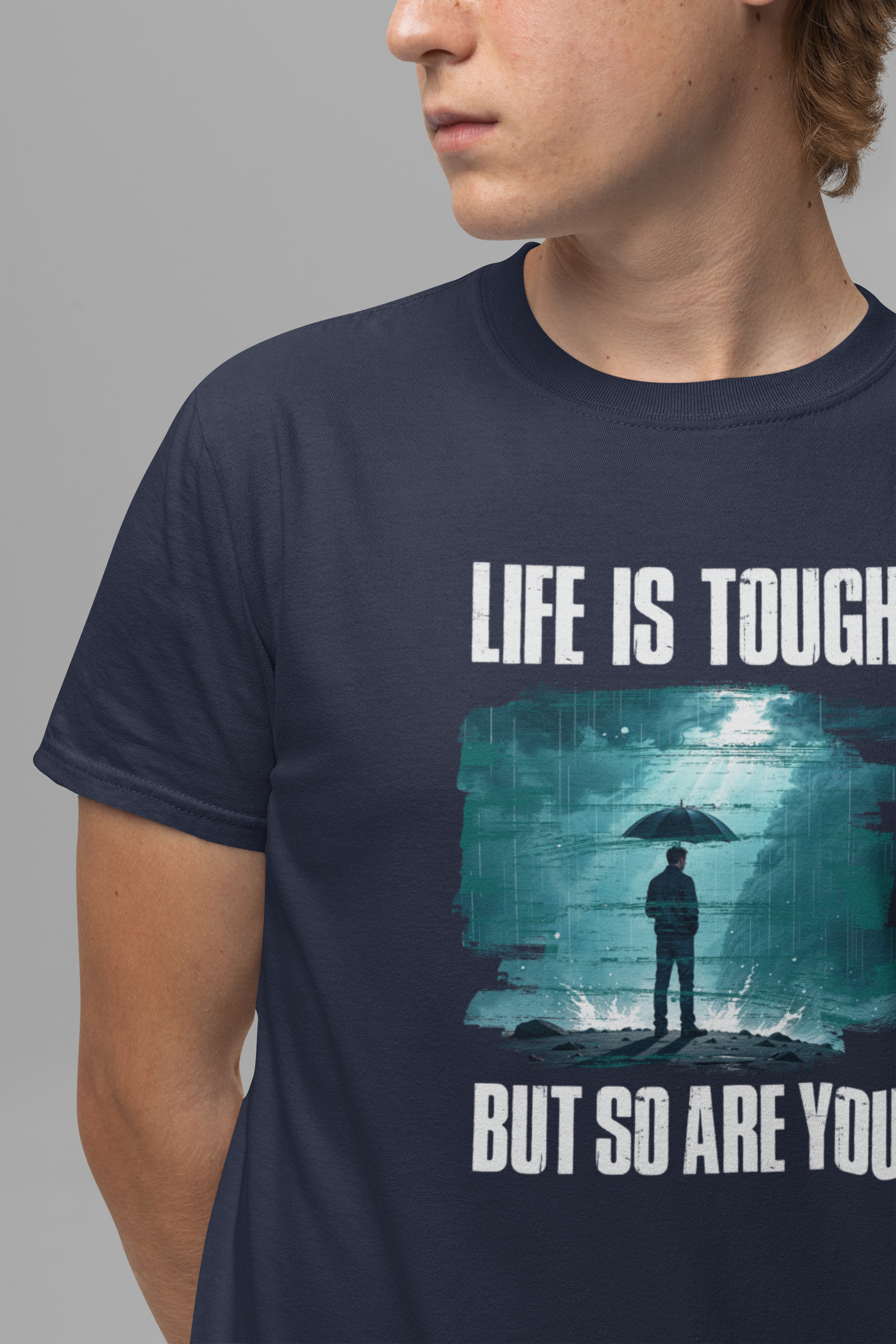 Life is Tough but So Are YOU Tee, Encouragement Quote Shirt, Resilience Boost Tee, Inner Strength Graphic, Positive Message Gift