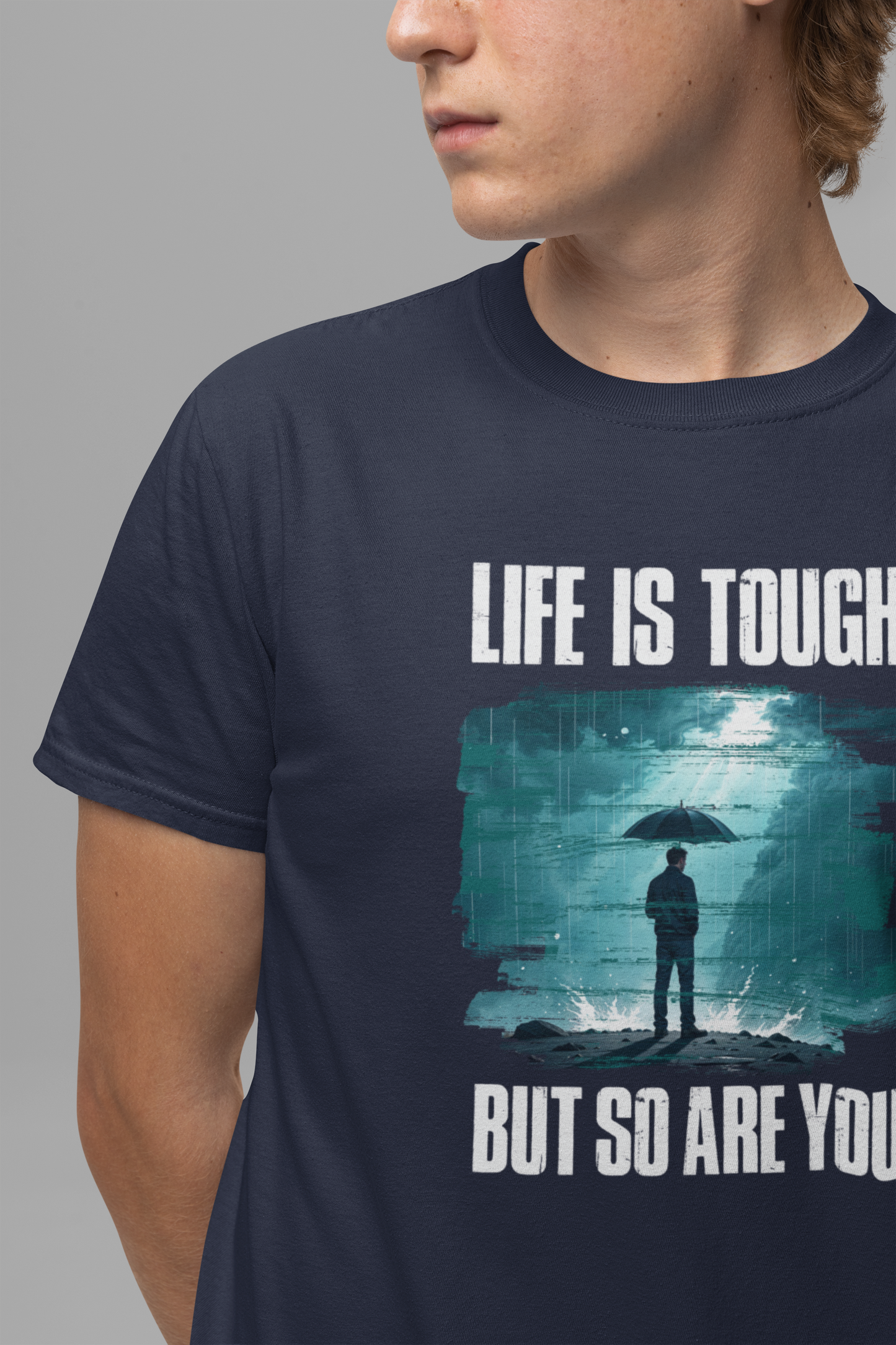 Life is Tough but So Are YOU Tee, Encouragement Quote Shirt, Resilience Boost Tee, Inner Strength Graphic, Positive Message Gift