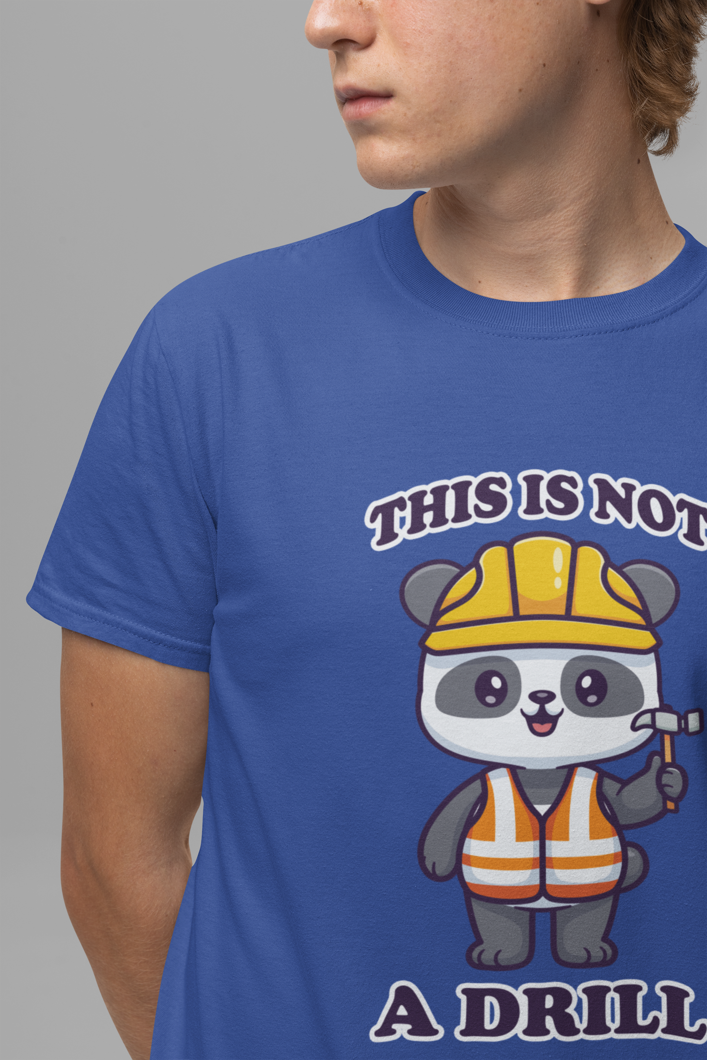 This Is Not a Drill T-Shirt – Cute Puppy Construction Worker Graphic Tee