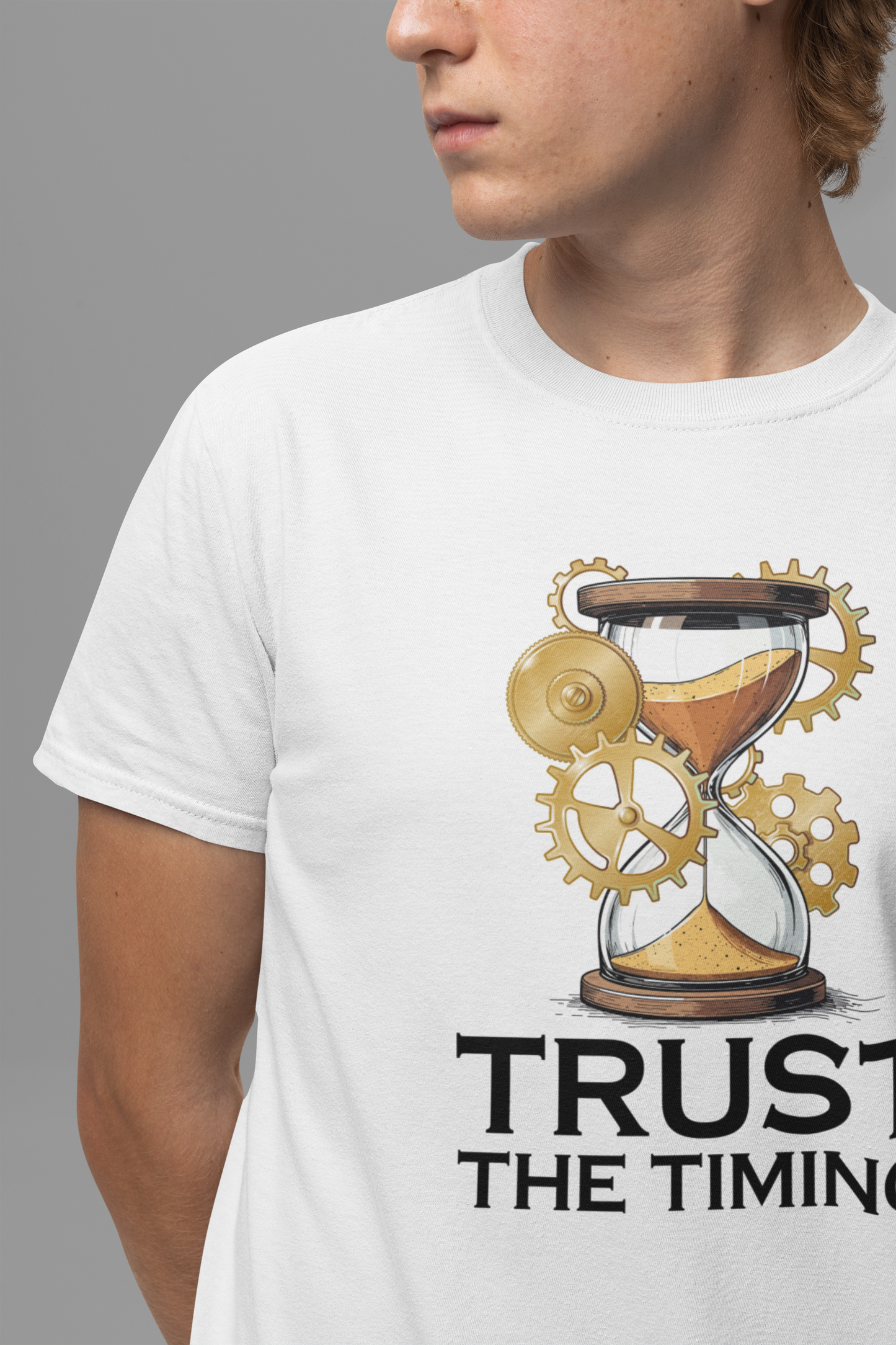 Trust the Timing Manifestation Tee for People Who Know the Universe Is on Schedule Even When Their Plans Feel Slightly Delayed