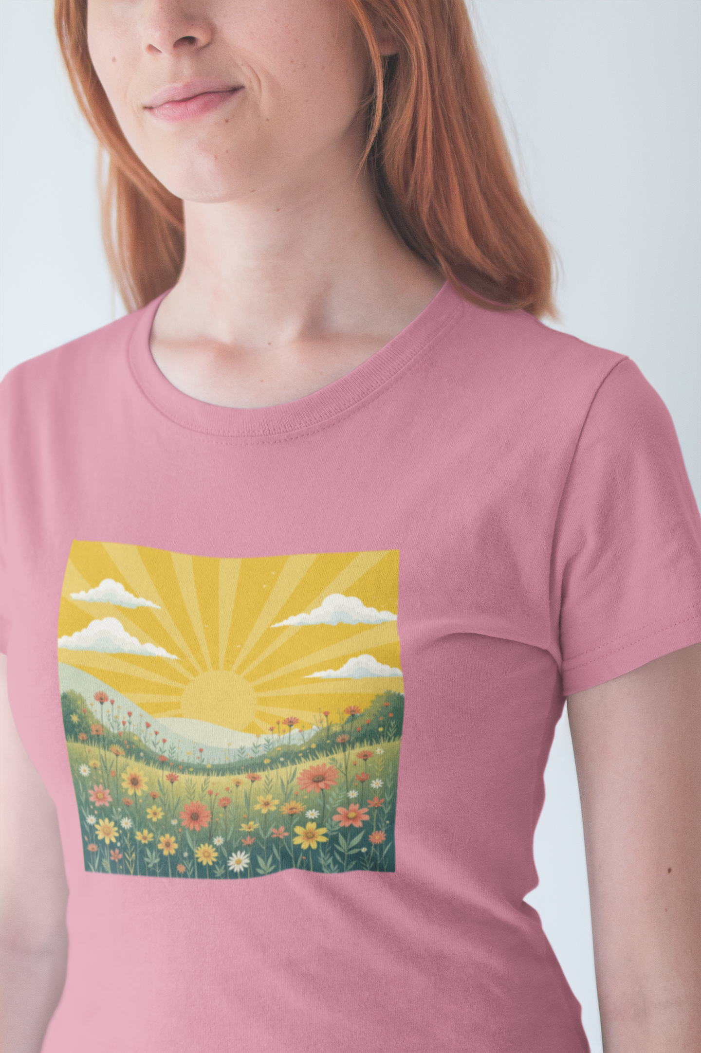 Spring in Full Bloom Tee, Seasonal Vibe Shirt, Floral Mood Top, Happy Growth Graphic Tee, Garden Lover Gift Shirt