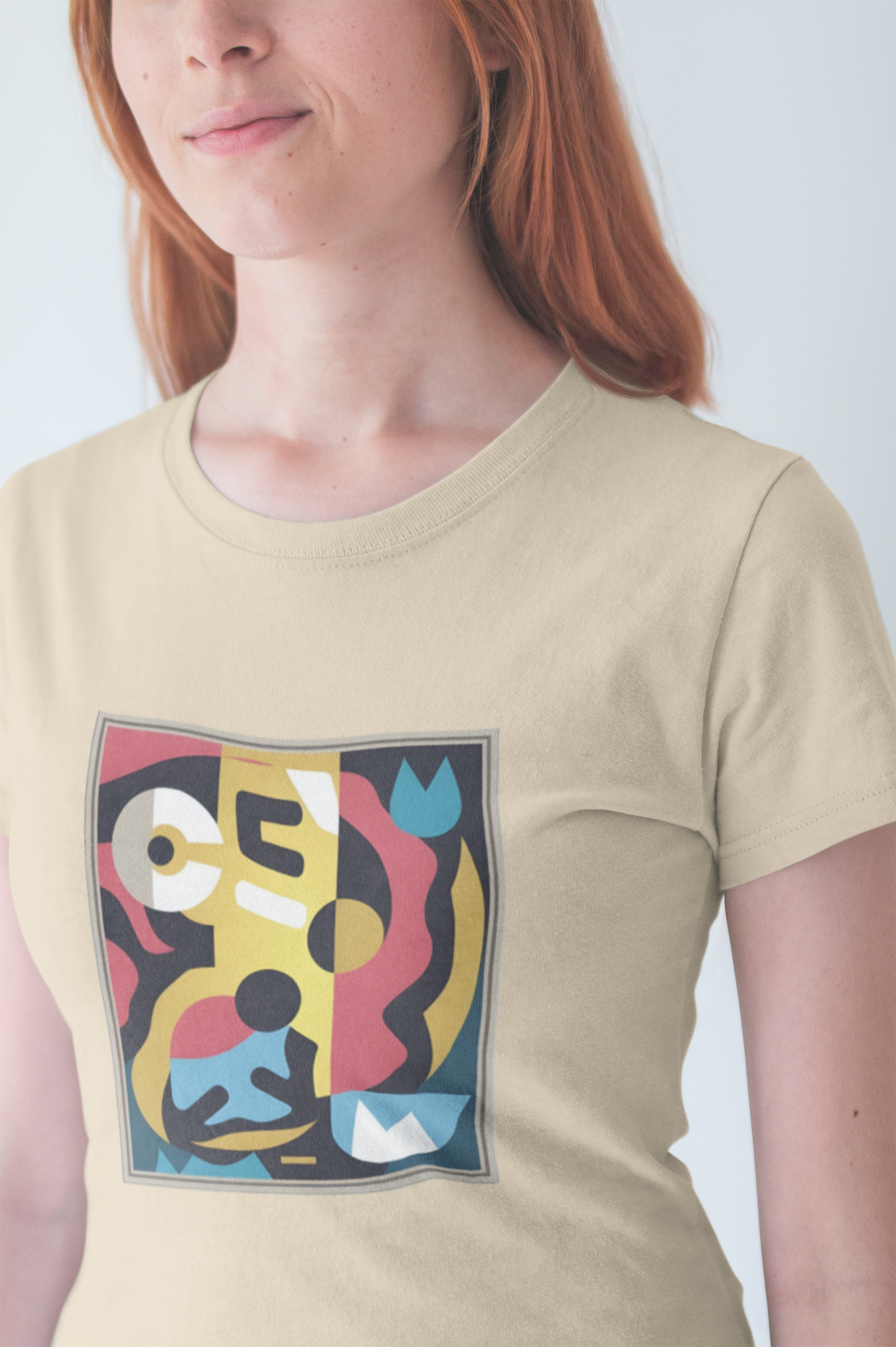 Modern Art Connoisseur Tshirt – Bold Abstract Graphic Design