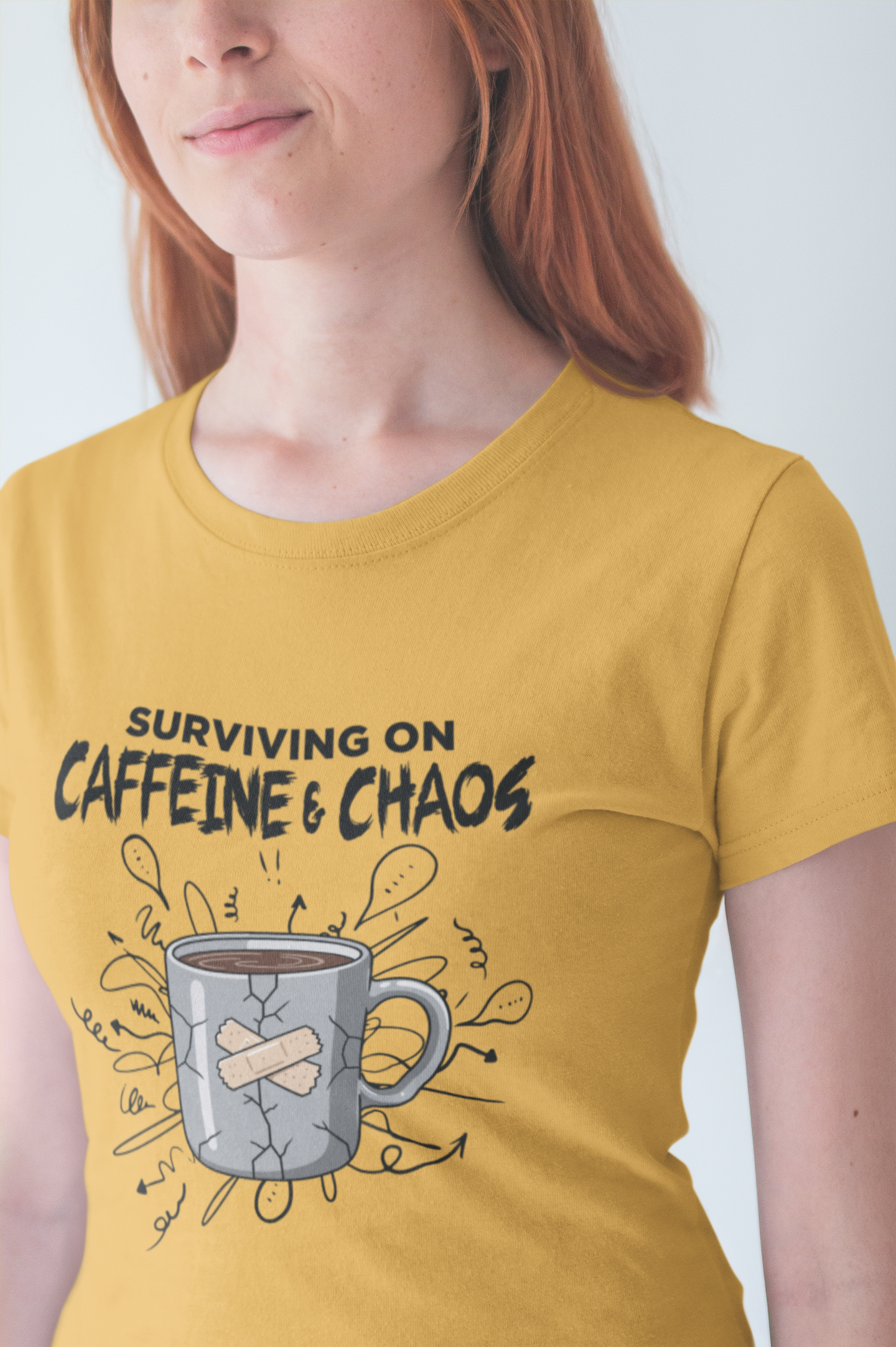 Barely Holding It Together Tee, Emotional Rollercoaster Shirt, Mental Health Humor Top, Funny Struggle Graphic Tee, Relatable Gift
