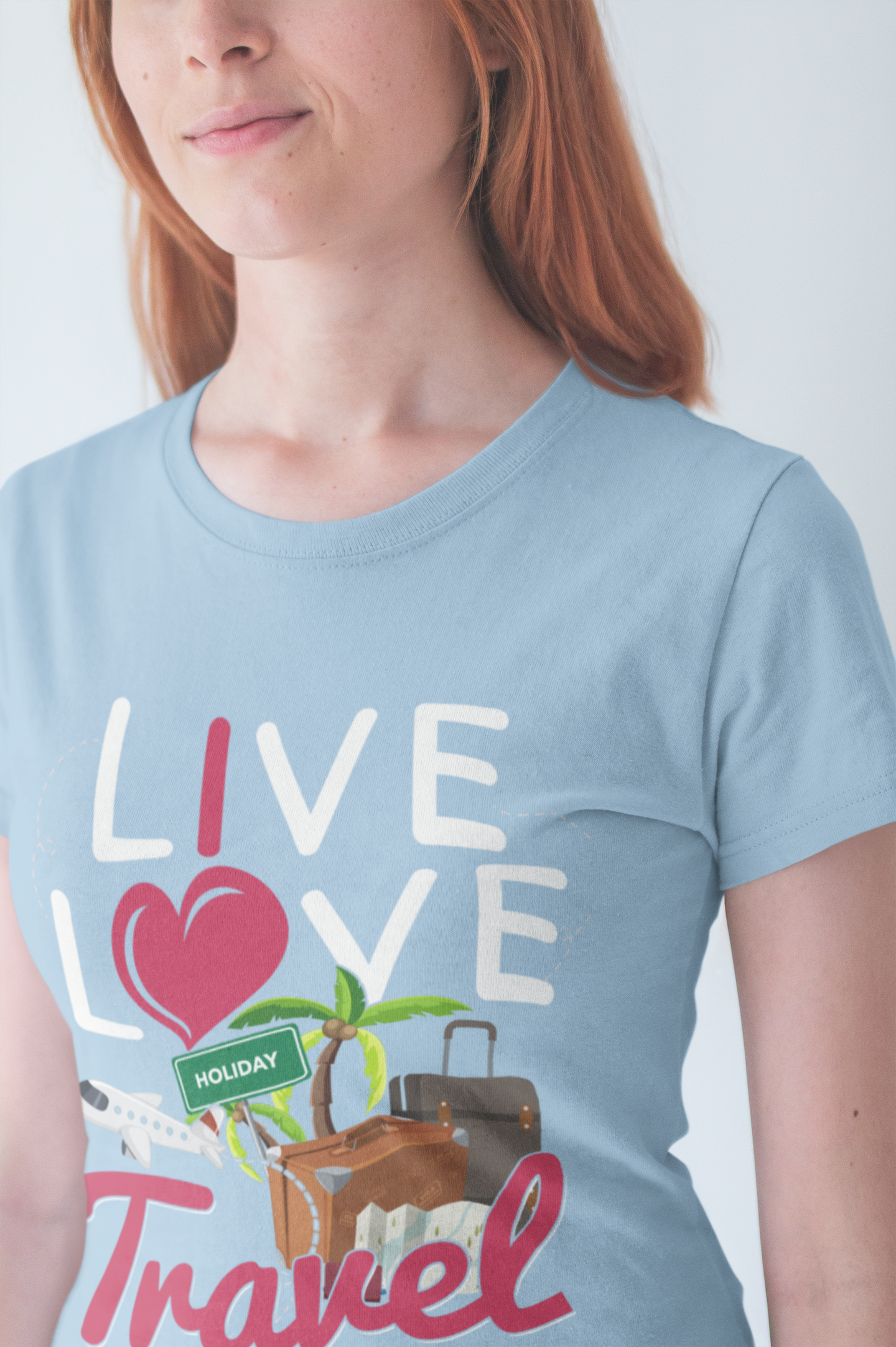 Live Love Travel Shirt, Wanderlust Adventure Tee, World Explorer Graphic T Shirt, Global Nomad Apparel, Travel Dreamer Vibes Top