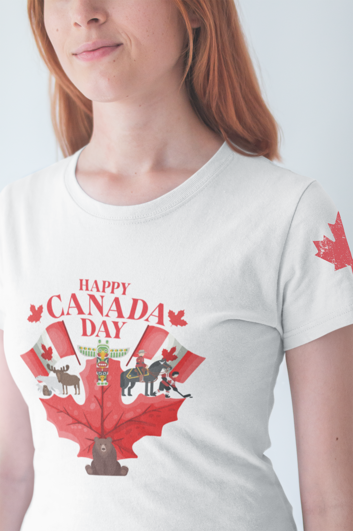 Happy Canada Day Maple Celebration T-Shirt