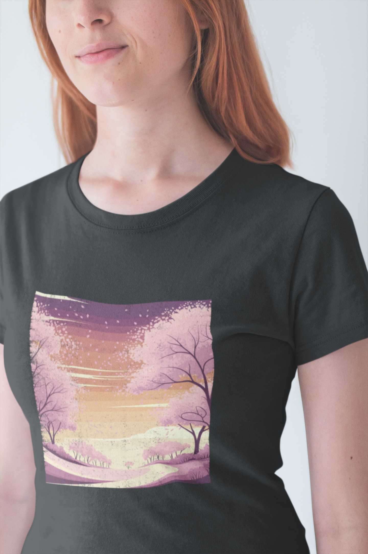 Spring Whispers Pastel Graphic T-Shirt