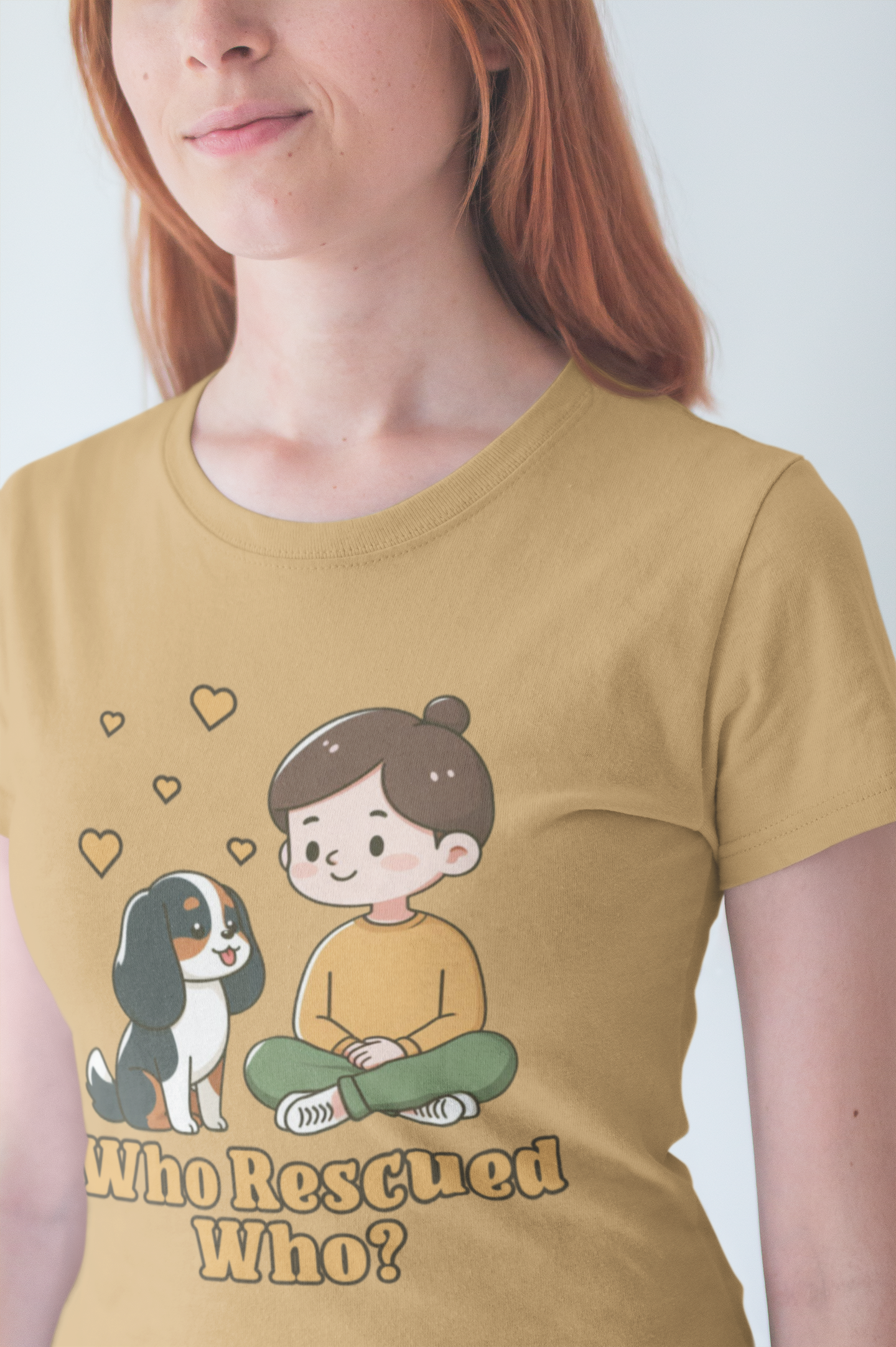 Who Rescued Who? T-Shirt