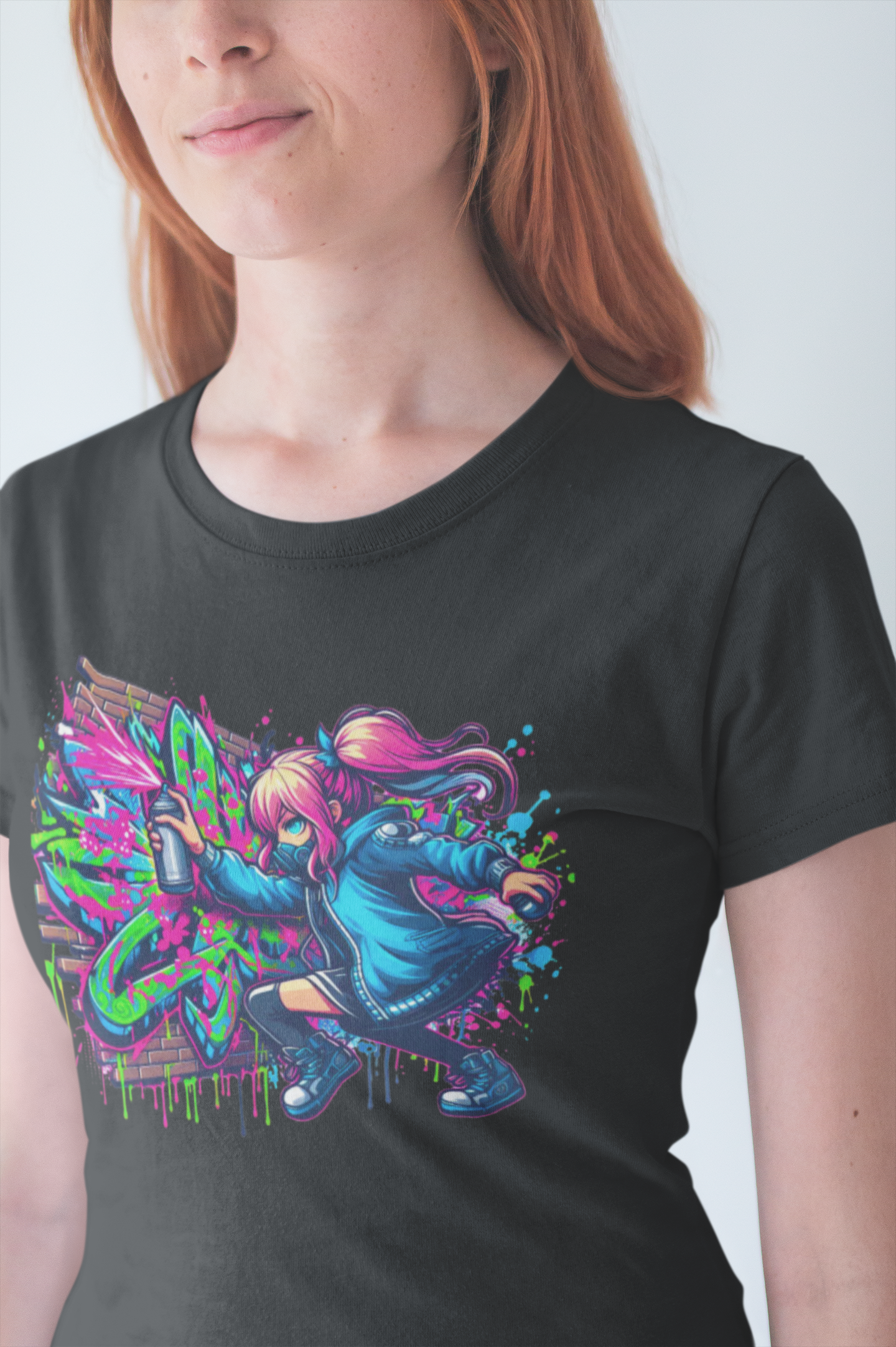 Street Art Vibes Shirt, Graffiti Artist Tee, Urban Style T Shirt, Streetwear Graphic Tee, Spray Paint Art Gift for Artists