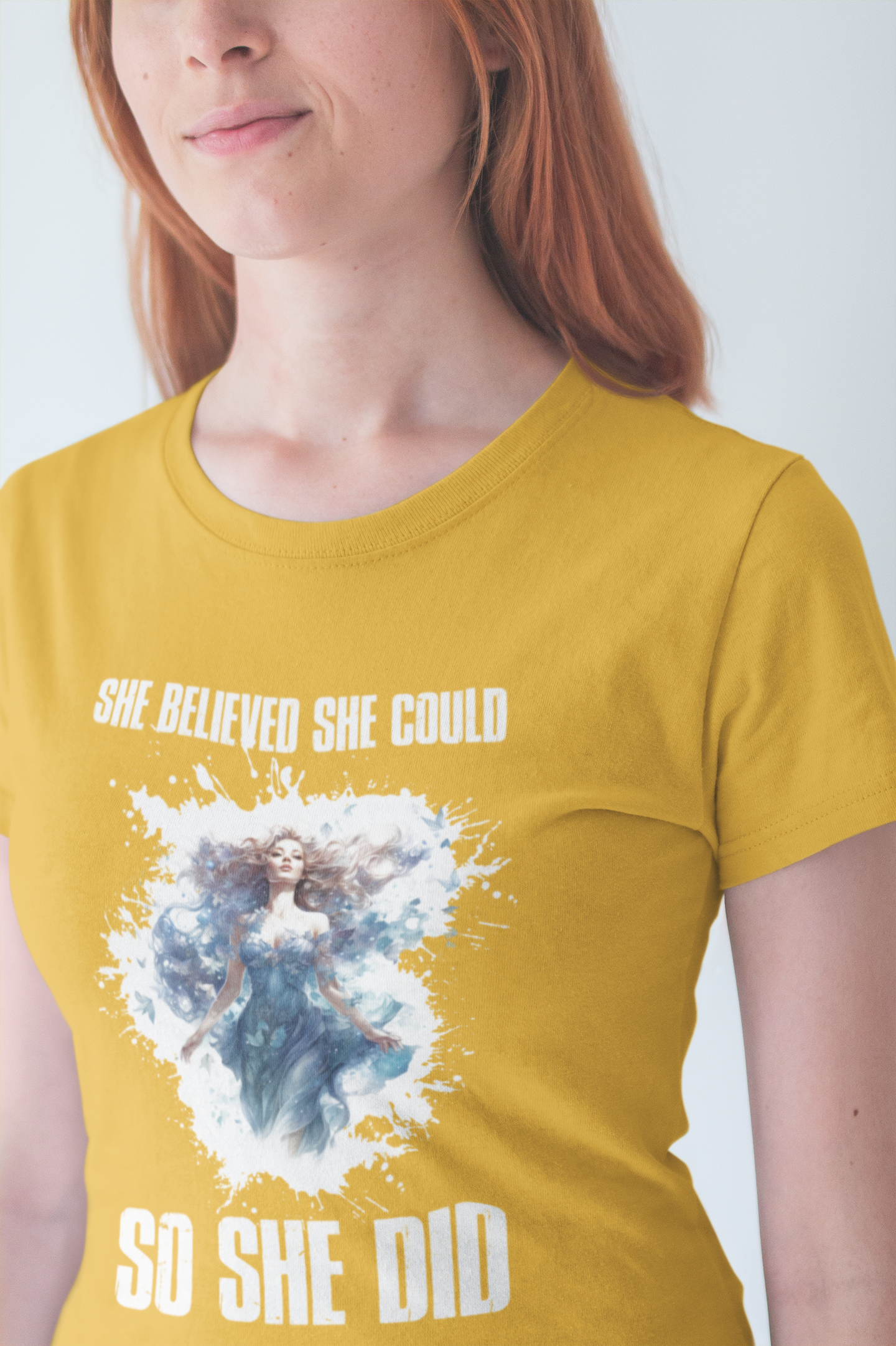 She Believed She Could So She Did Shirt, Inspirational Women's Tee, Empowerment Quote Top, Motivated Female Shirt, Girl Power Gift