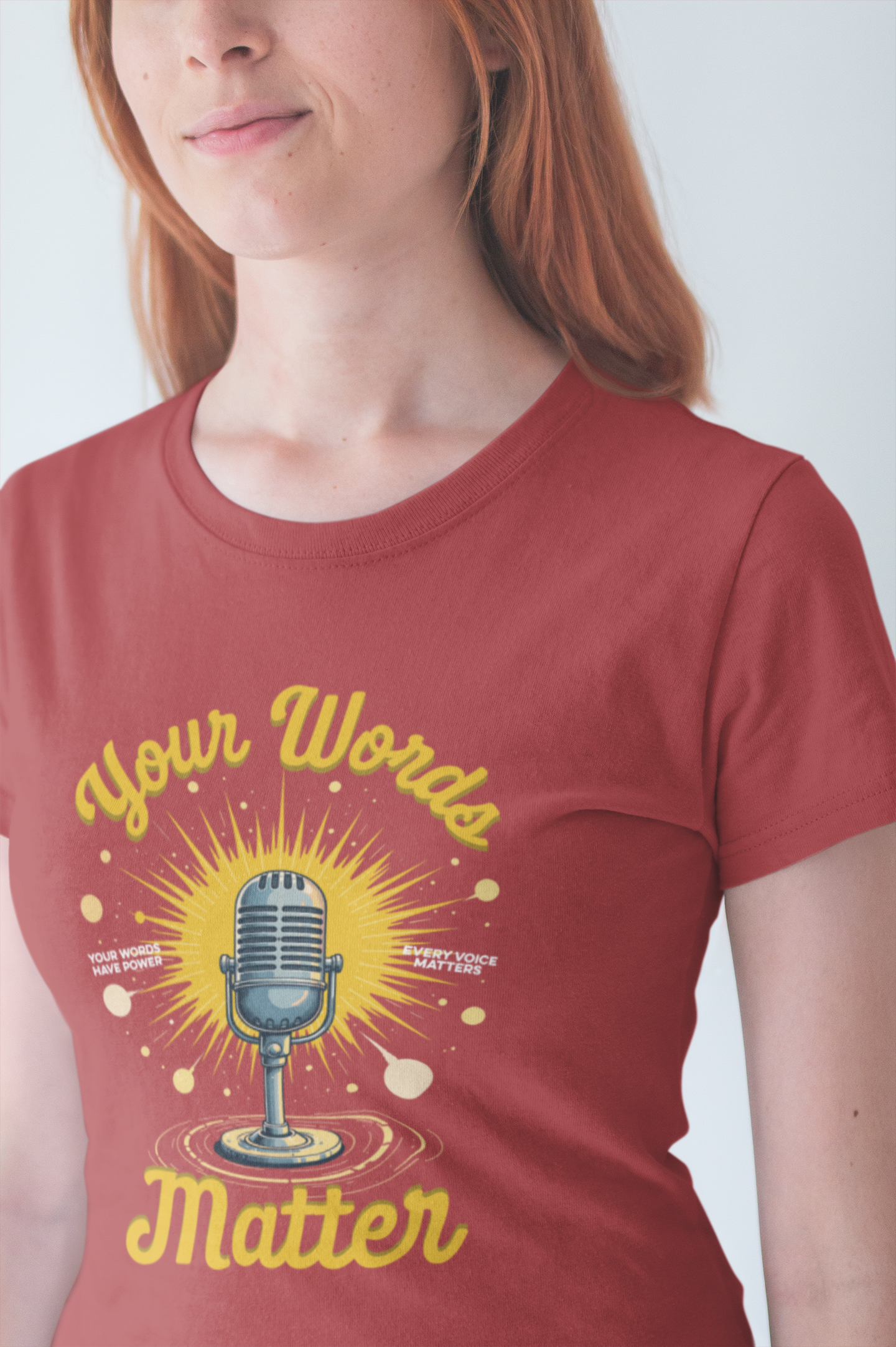 Your Words Matter Tee, Mental Health Awareness Shirt, Positive Speech Graphic, Kindness Reminder Top, Empathy Gift